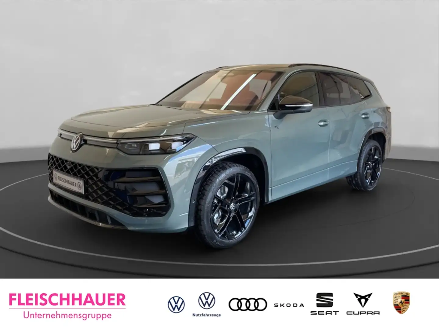 Volkswagen Tayron Sportpaket StandHZG AHK El. Panodach LED Leder Nav Groen - 1