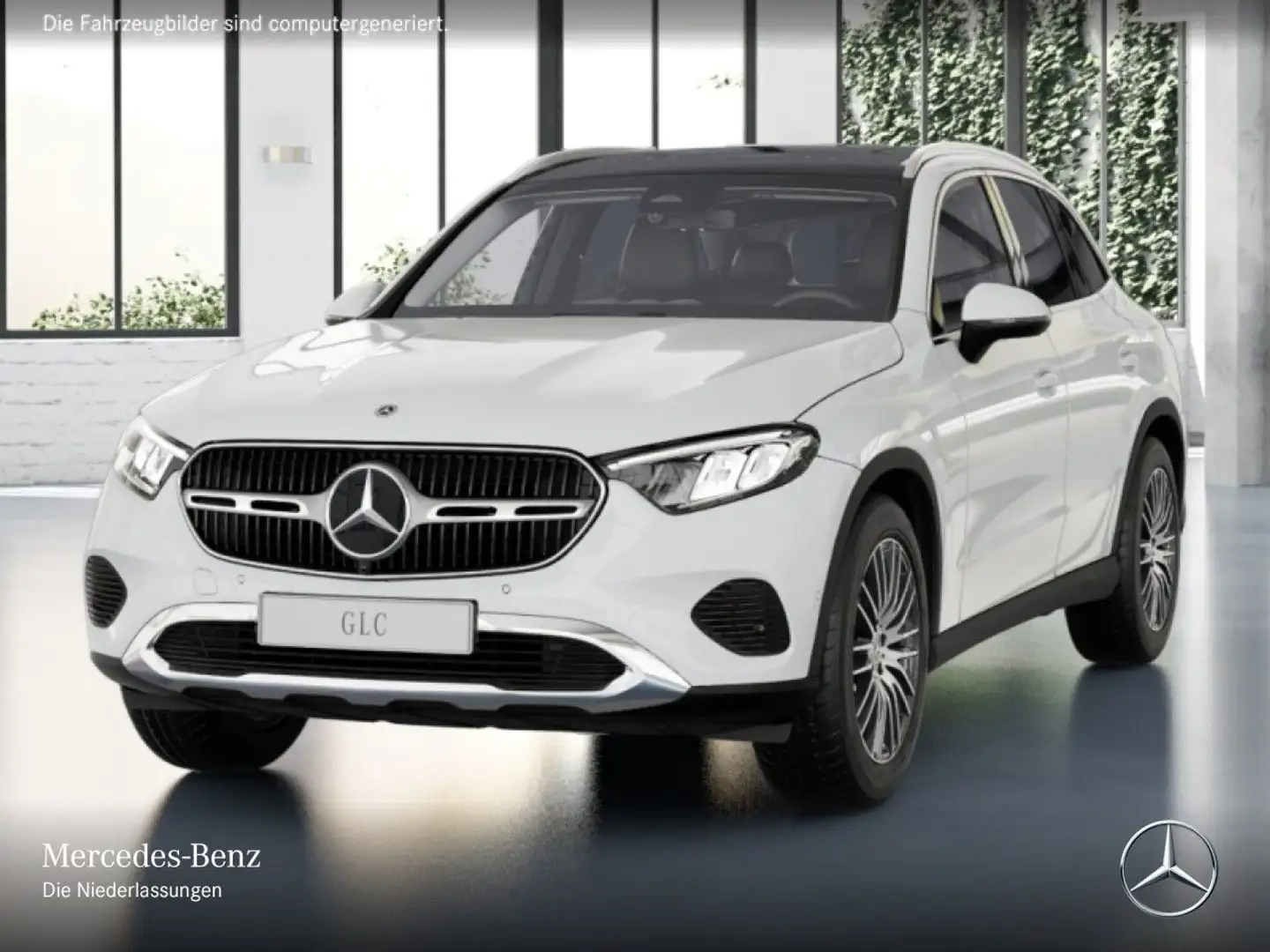 Mercedes-Benz GLC 200 4M AVANTG+PANO+AHK+LED+KAMERA+TOTW+KEYLESS Weiß - 2