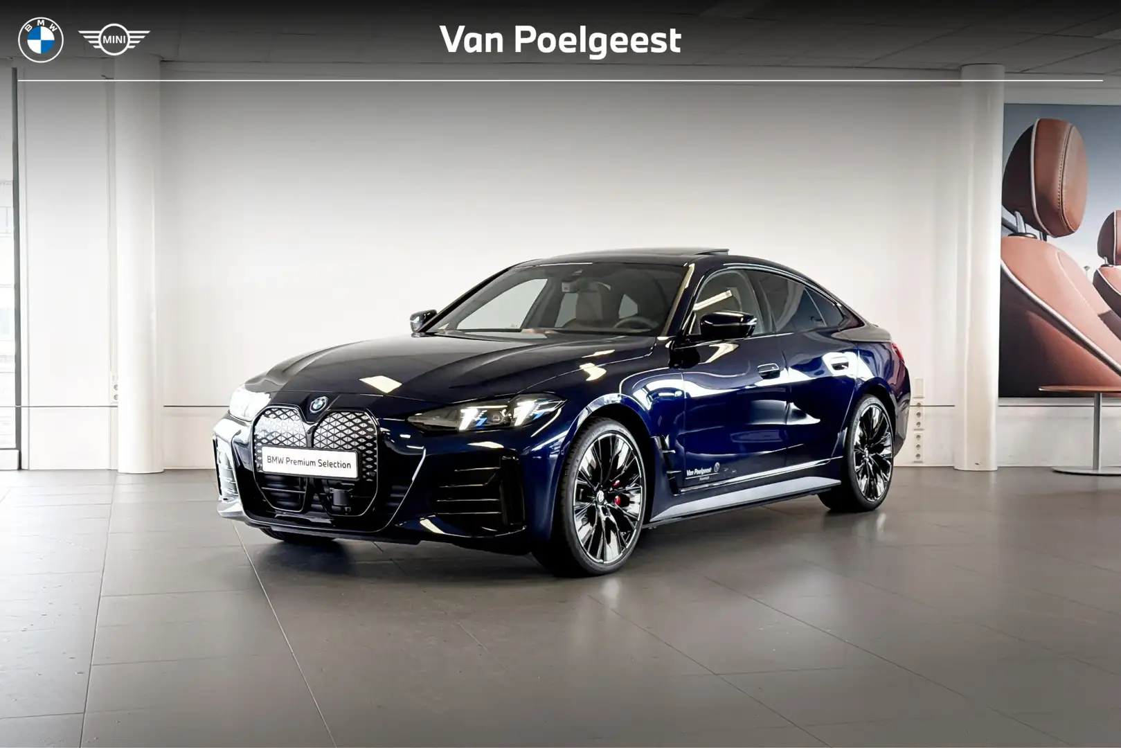 BMW i4 eDrive40 84 kWh | M Sport | Glazen Panoramadak | H Blauw - 1