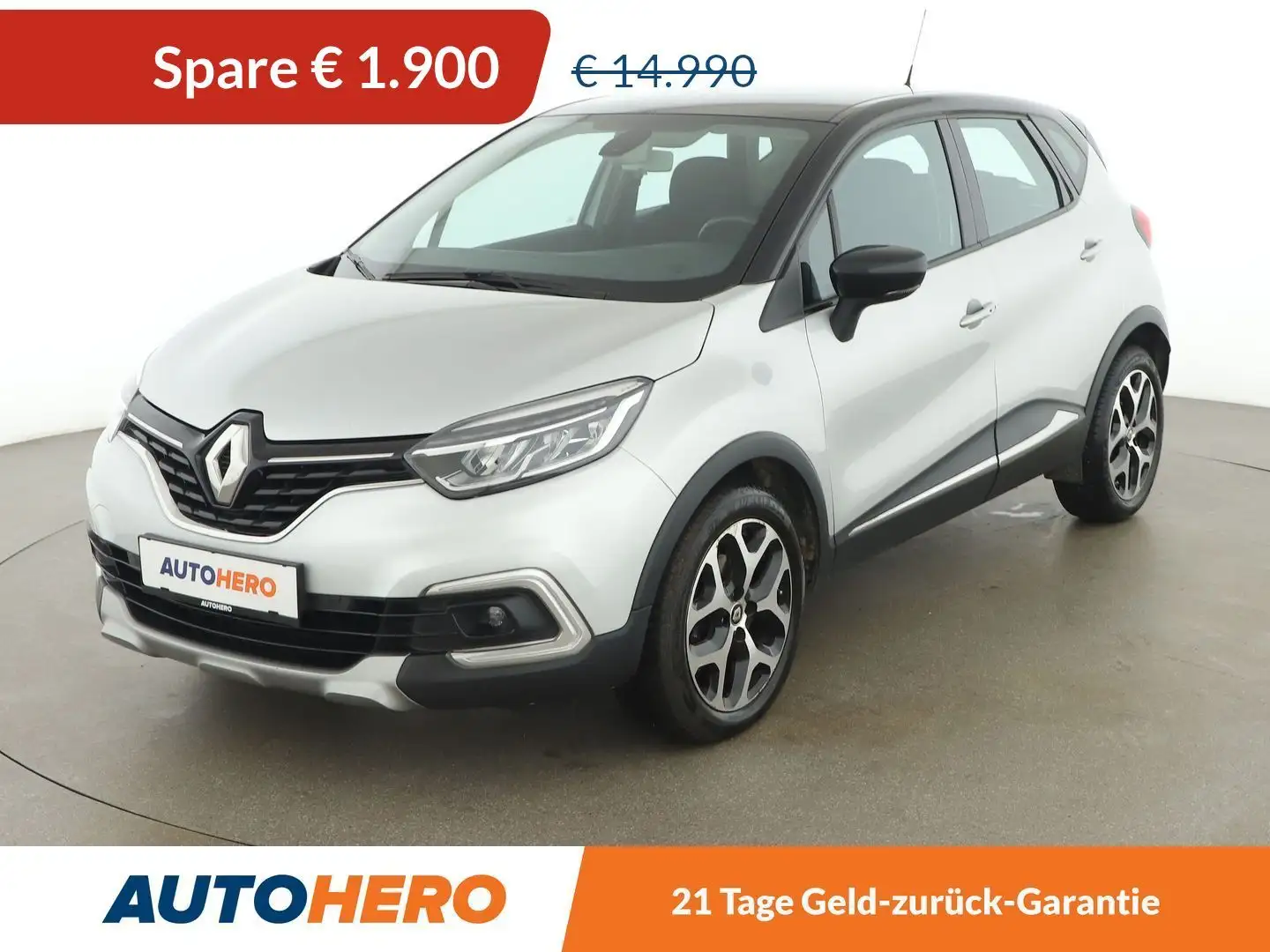 Renault Captur 1.5 dCi Energy Intens Aut.*LED*NAVI*CAM*PDC*SHZ* Grau - 1