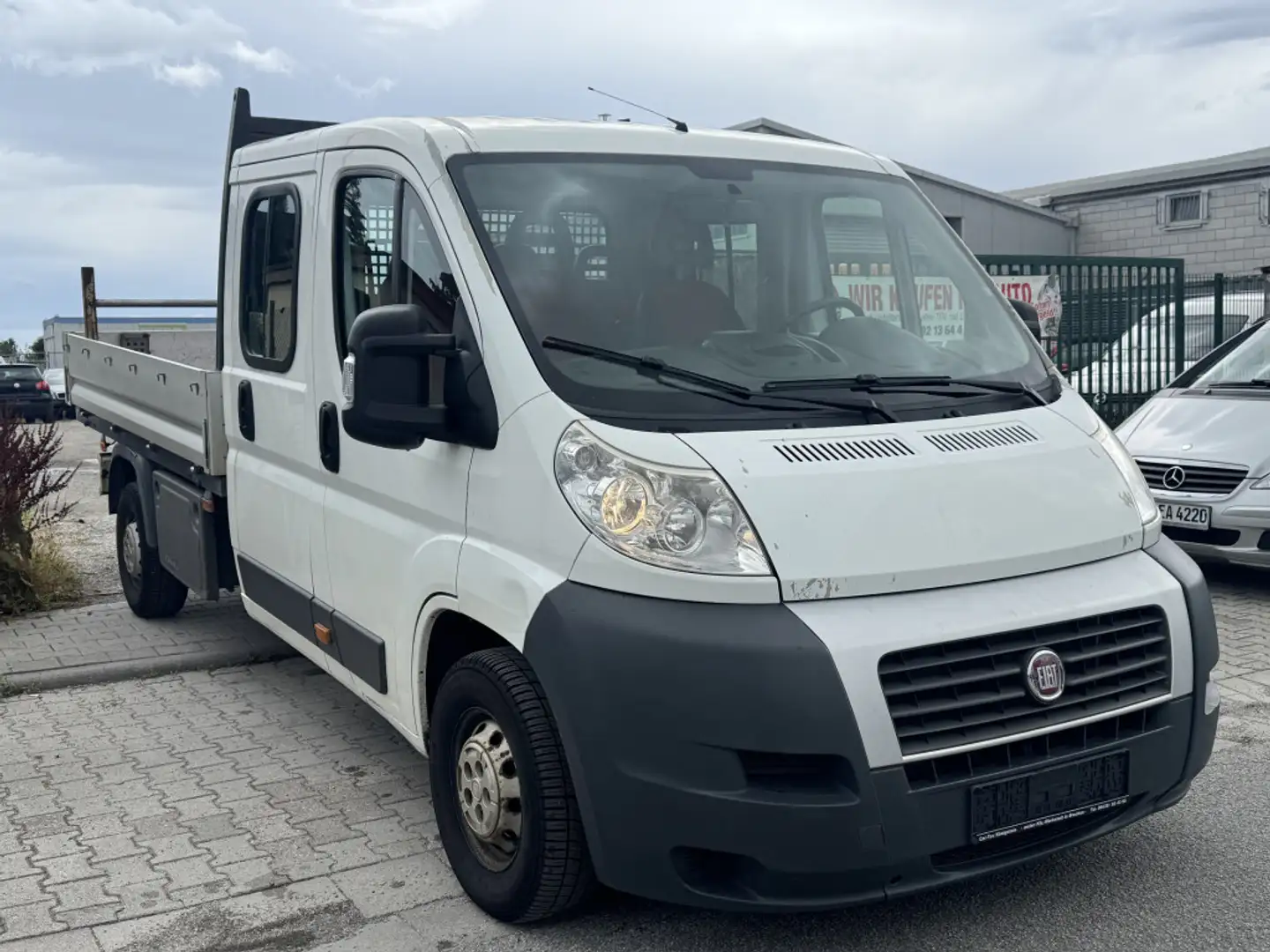 Fiat Ducato Pritsche Doppelkabine 7 Sitzer   L4 Weiß - 2