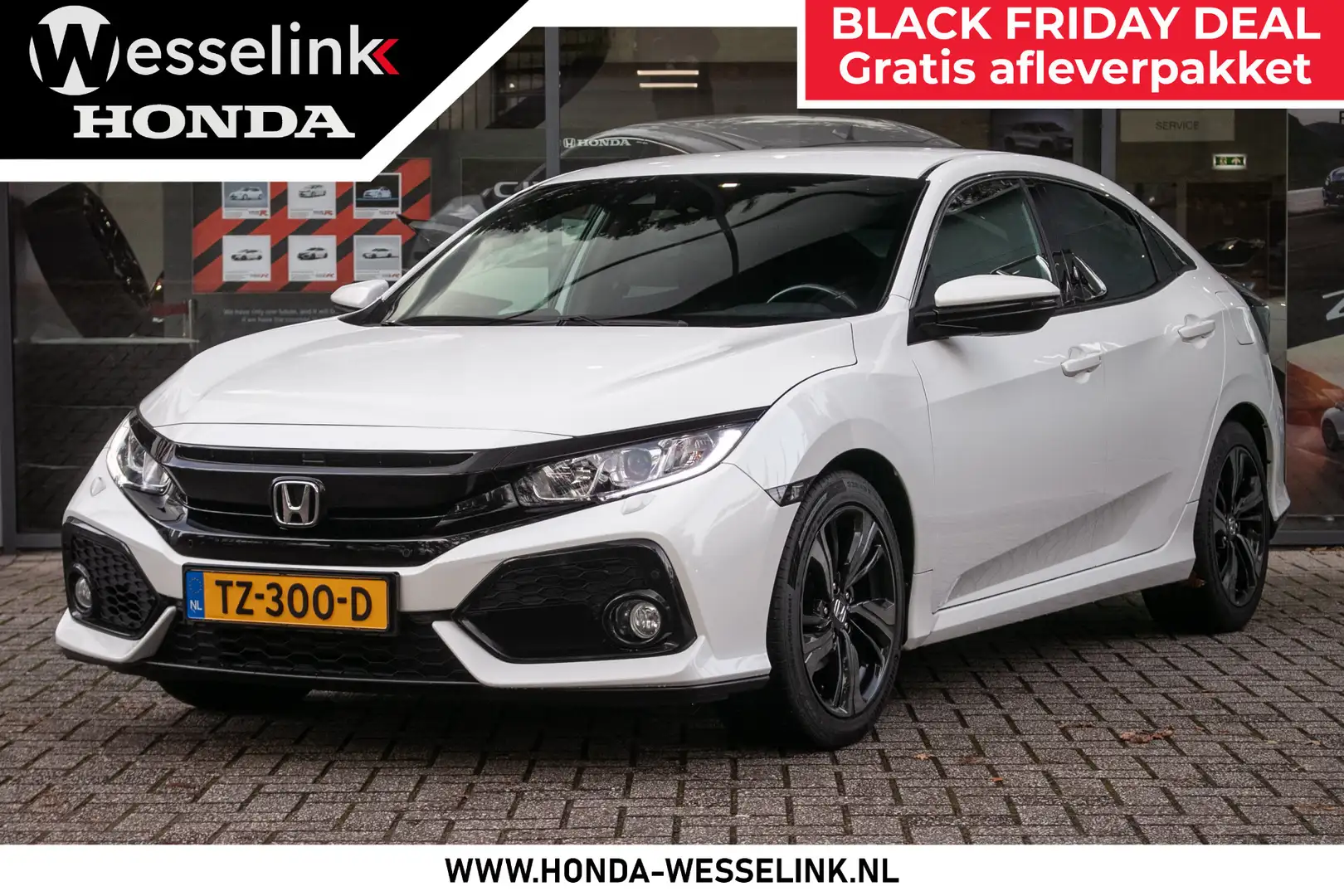 Honda Civic 1.0 i-VTEC Elegance Automaat - Navigatie | Camera Weiß - 1
