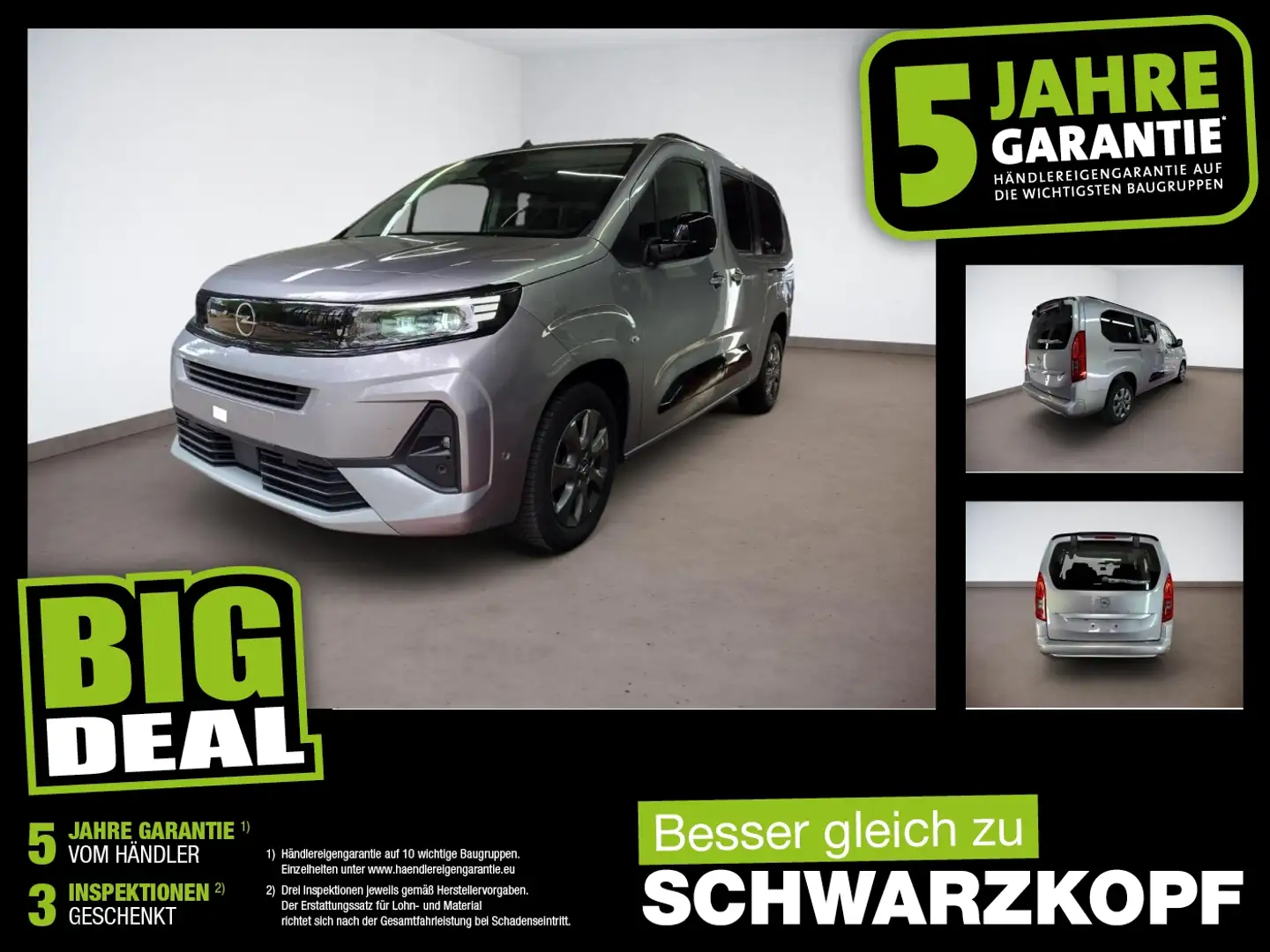 Opel Combo Life E 1.5D WirelessCharging,Lenkradheizung Zilver - 1