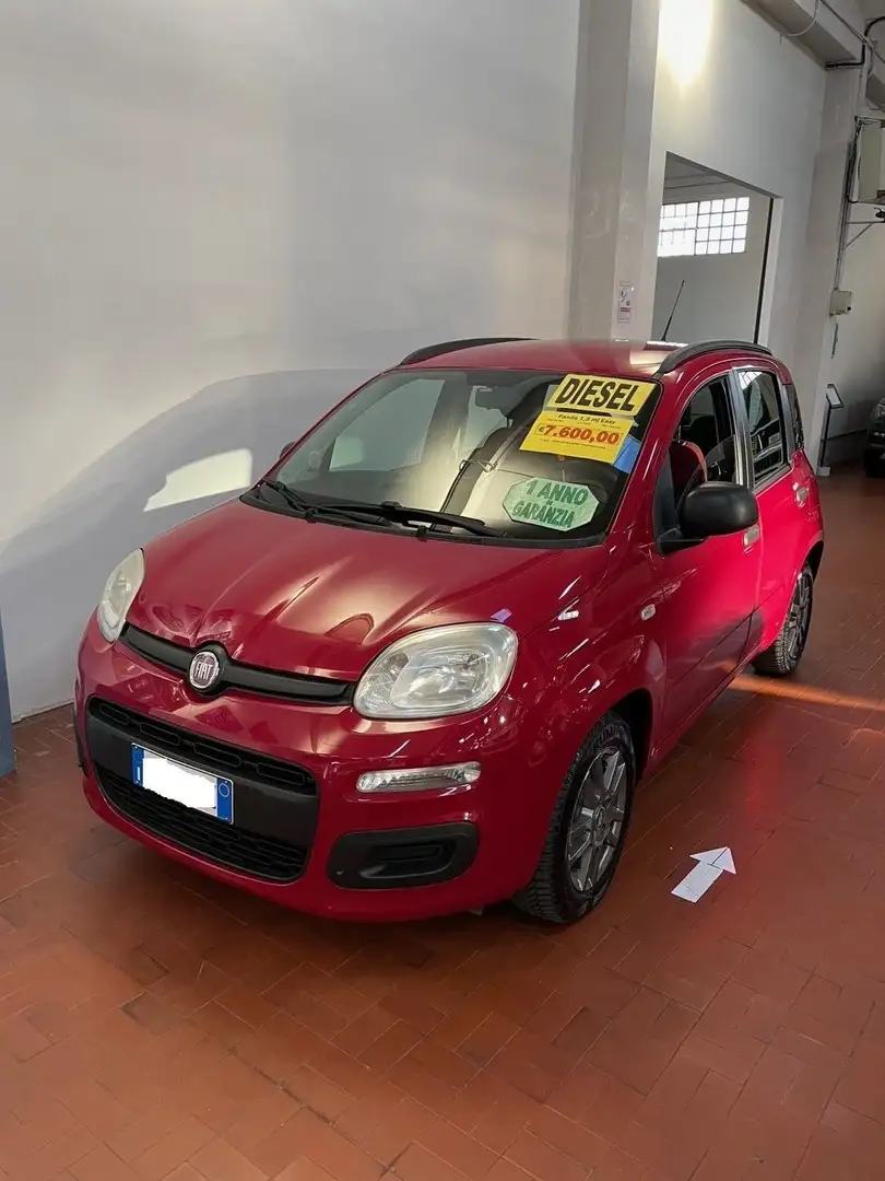 Fiat Panda Panda 1.3 MJT S&S Easy Rosso - 1