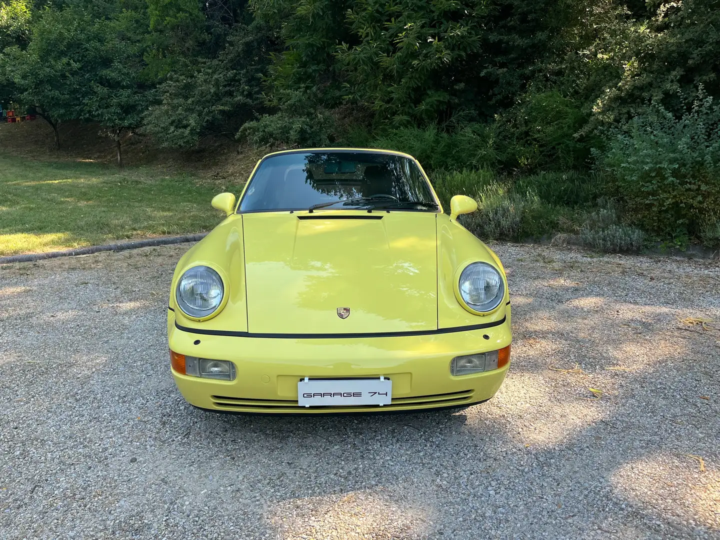 Porsche 964 911 Cabrio 3.6 Carrera 2 Turbo Look Giallo - 2