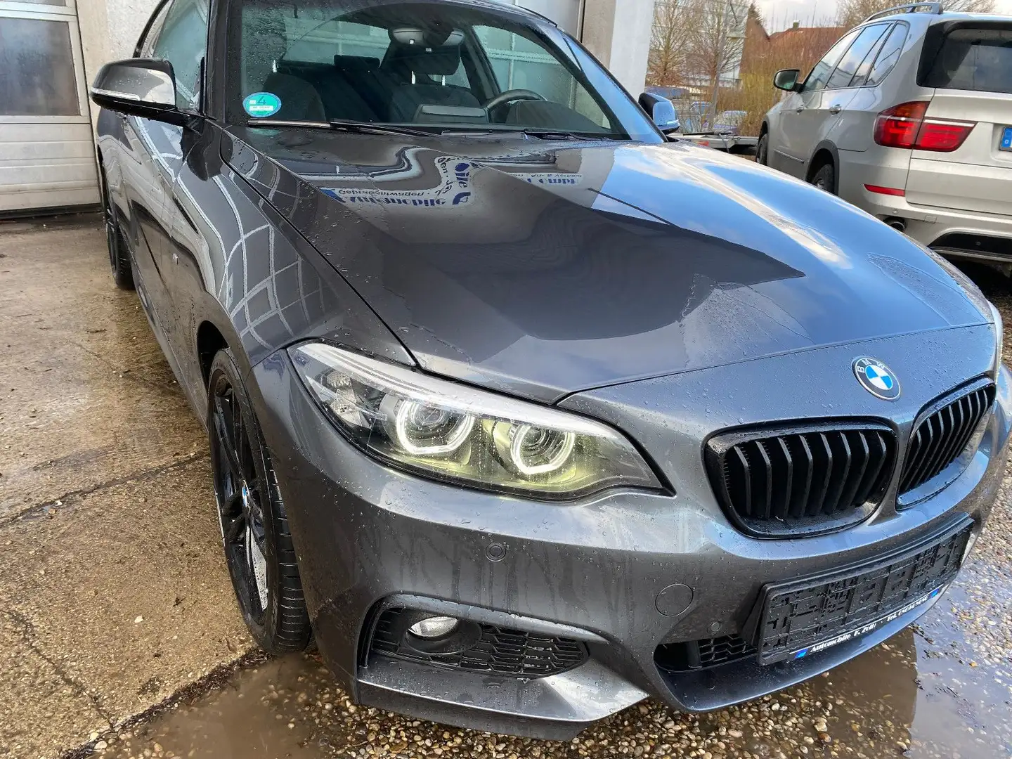 BMW 218 d Coupé M Sportpaket/Navi/RFK/DAB/Hifi/PDC Gris - 2