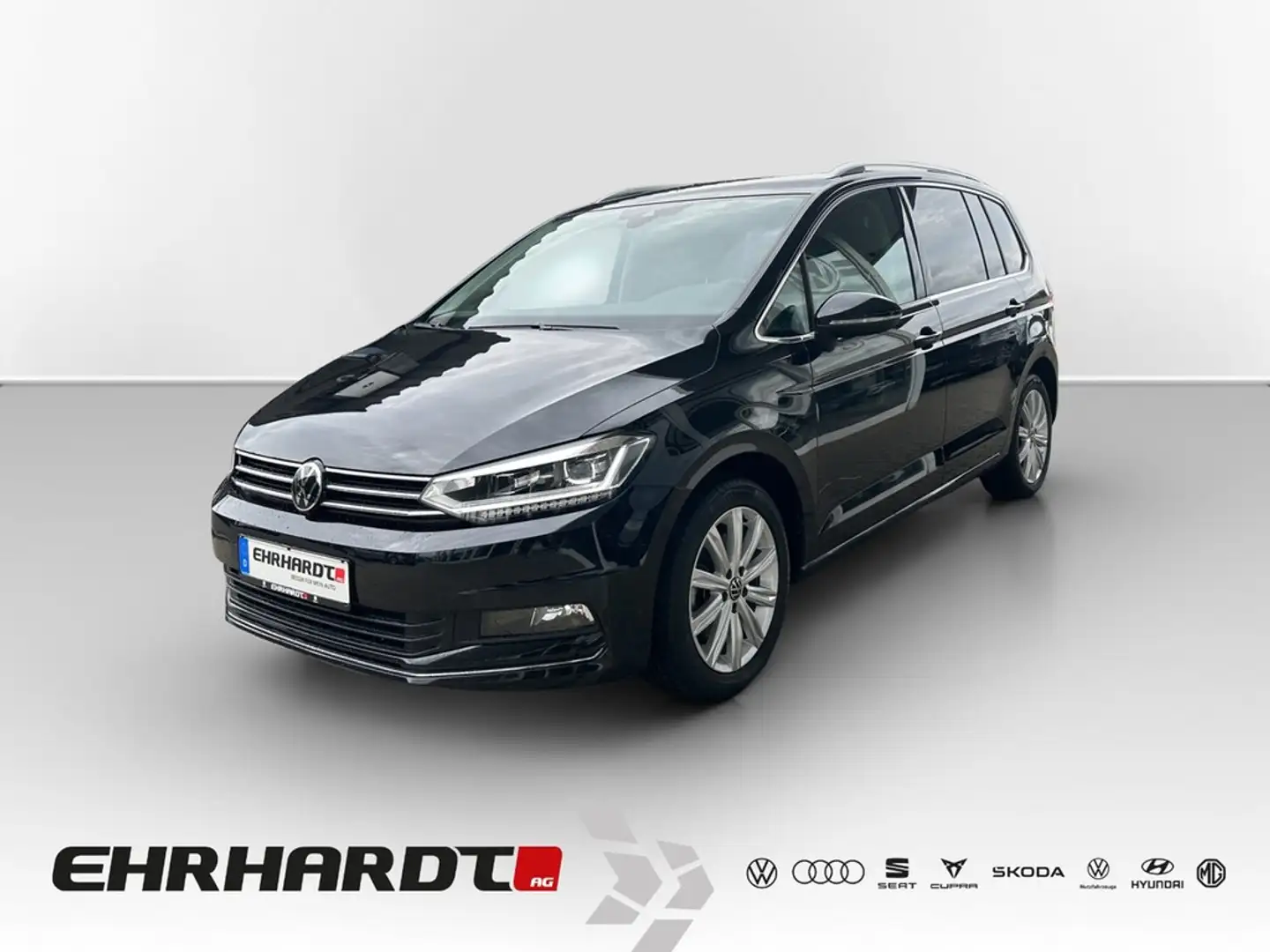 Volkswagen Touran 2.0 TDI DSG Highline DCC 7 SITZE*AHK*VIRTUAL*LE... Schwarz - 1