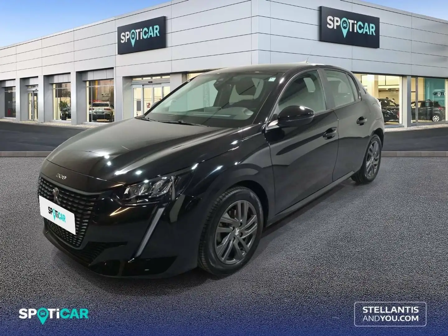 Peugeot 208 1.2 Puretech S&S Active Pack 100 Zwart - 1