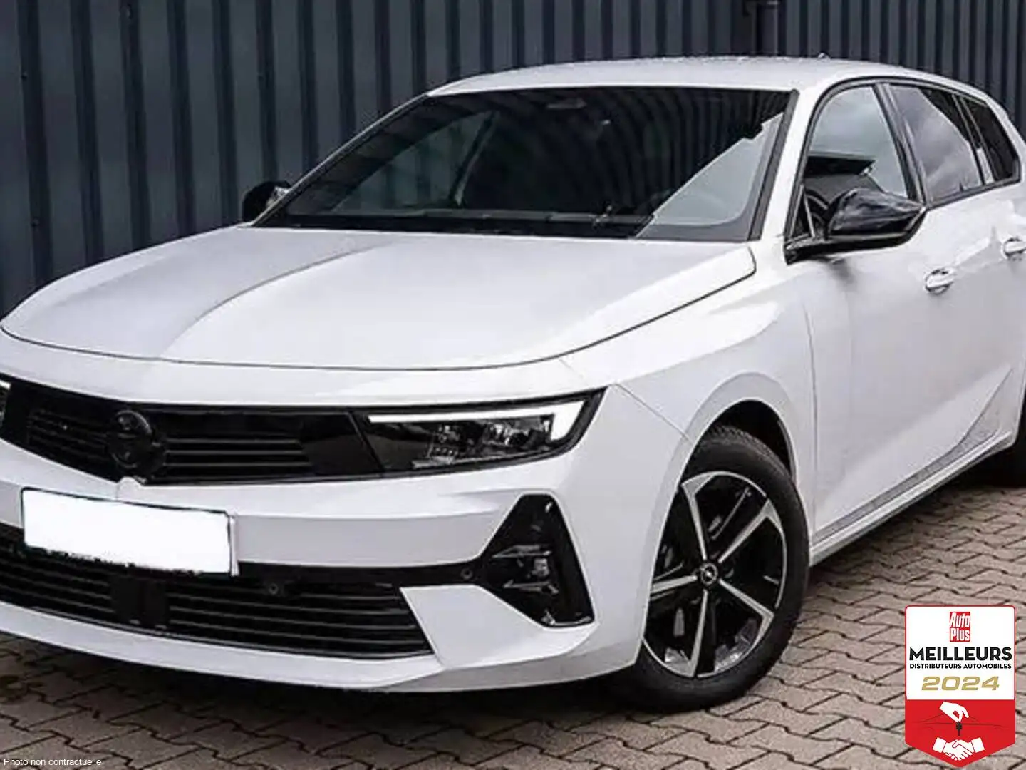 Opel Astra 1.2 Turbo Hybride 136 GS Blanc - 1