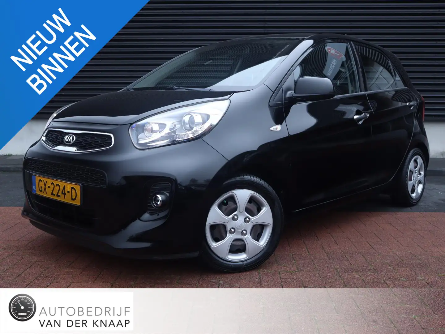 Kia Picanto 1.2 CVVT DynamicLine | Clima | Cruise | 1e Eigenaa Zwart - 1