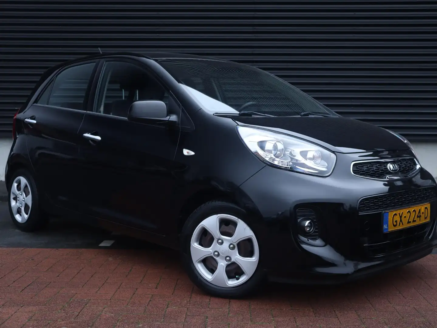 Kia Picanto 1.2 CVVT DynamicLine | Clima | Cruise | 1e Eigenaa Zwart - 2