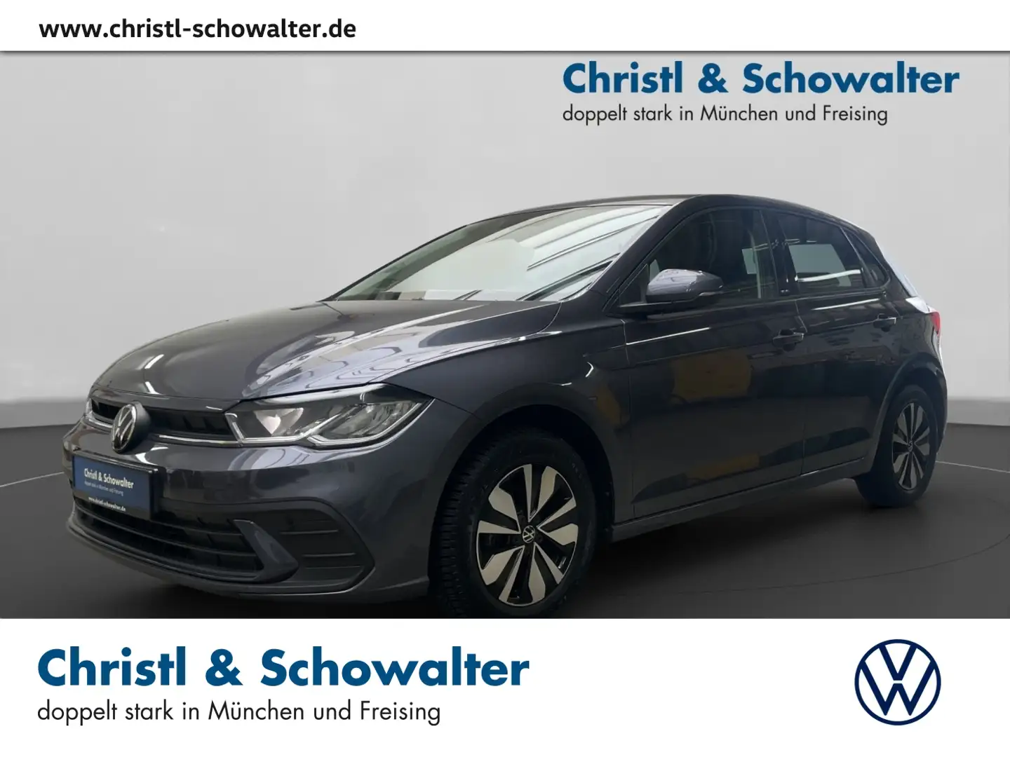 Volkswagen Polo VI 1.0TSI NAVI LED LANE SHZ Ganzjahres Grijs - 1