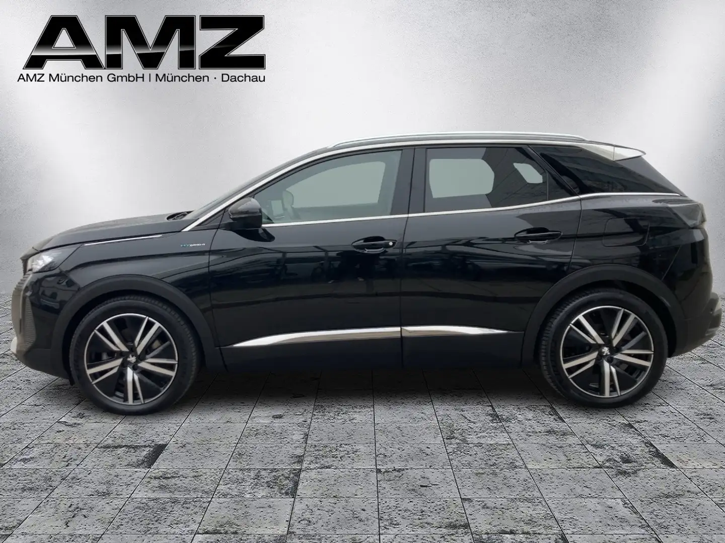 Peugeot 3008 Hybrid4 300 PHEV Müdigkeitserkennungs-Sen. Schwarz - 2