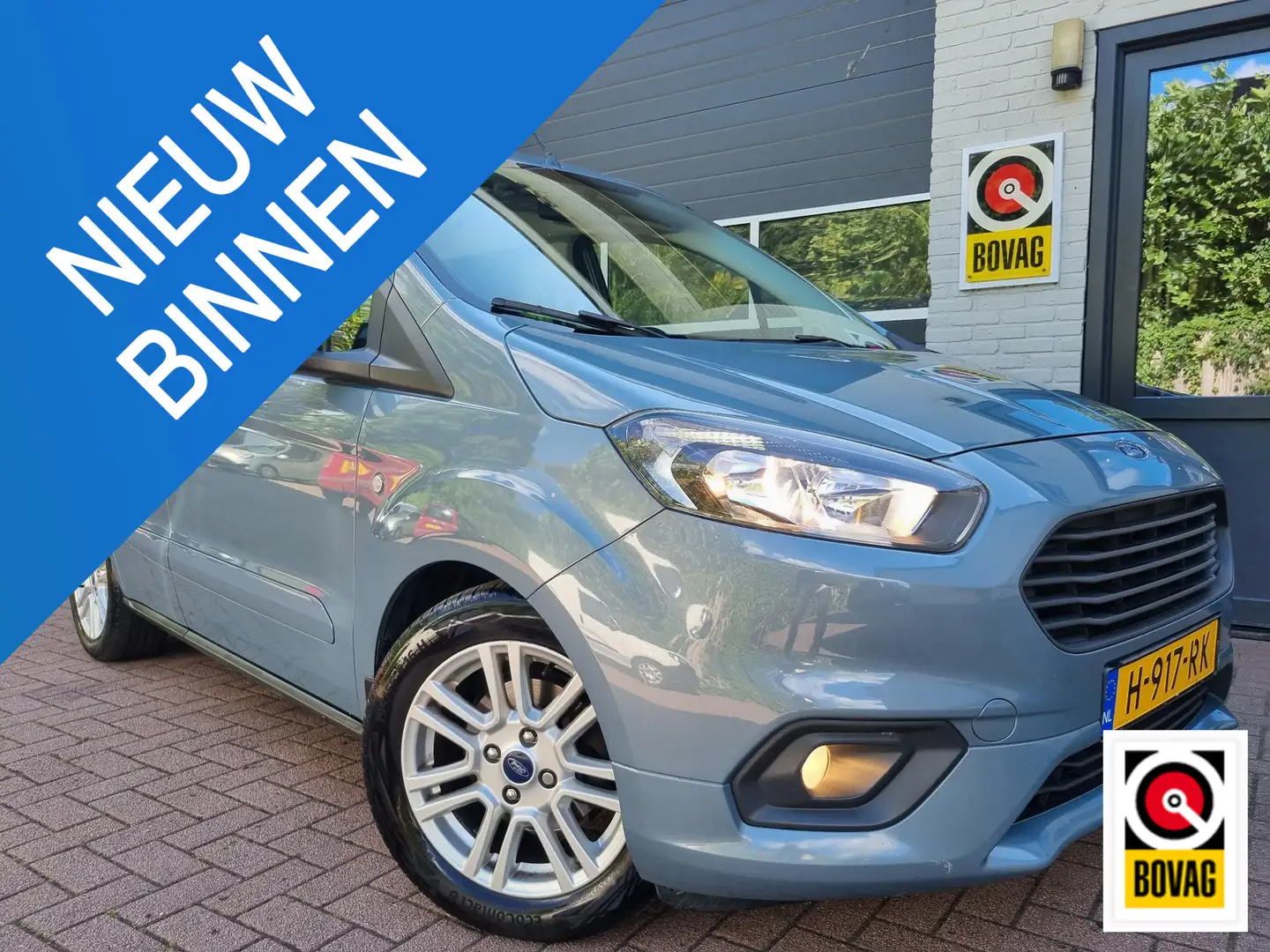 Ford Tourneo Courier 1.0 Titanium AIRCO ECC / CRUISE / TREKHAAK Bleu - 1