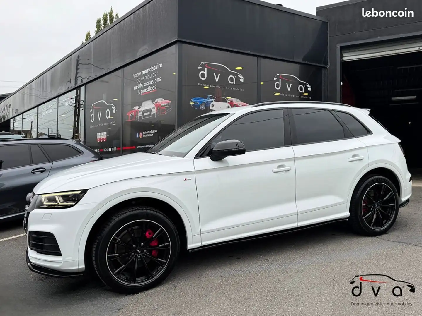 Audi Q5 40 TDI 204 ch Quattro S-Line Blanc - 2