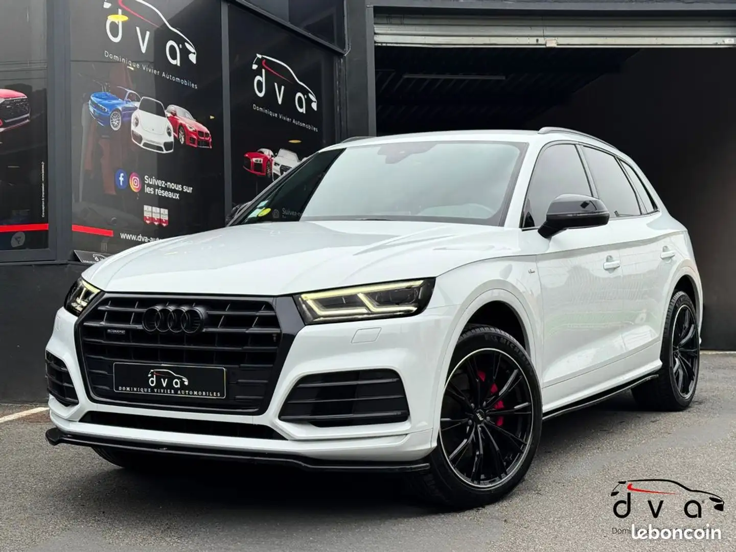 Audi Q5 40 TDI 204 ch Quattro S-Line Blanc - 1