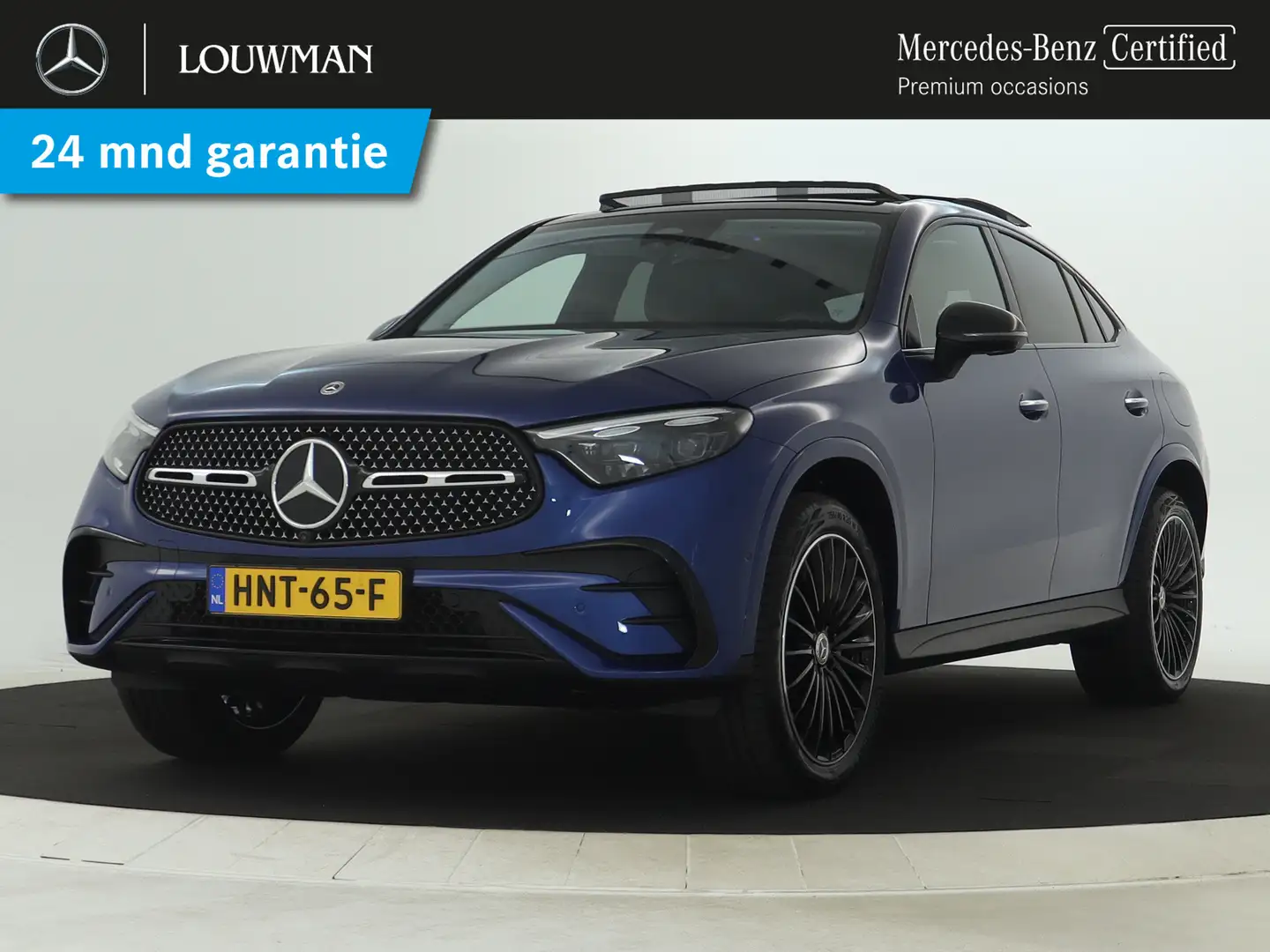Mercedes-Benz GLC 300 Coupé 300e 4MATIC AMG Line | Trekhaak |  Panorama Blauw - 1