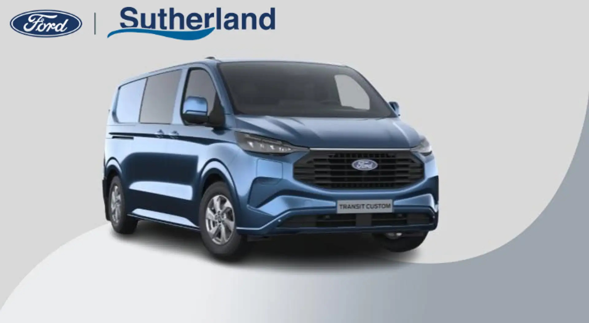 Ford Transit Custom 320 2.5 PHEV L2H1 Limited DC 233pk | | Dubbele Cab Blauw - 1