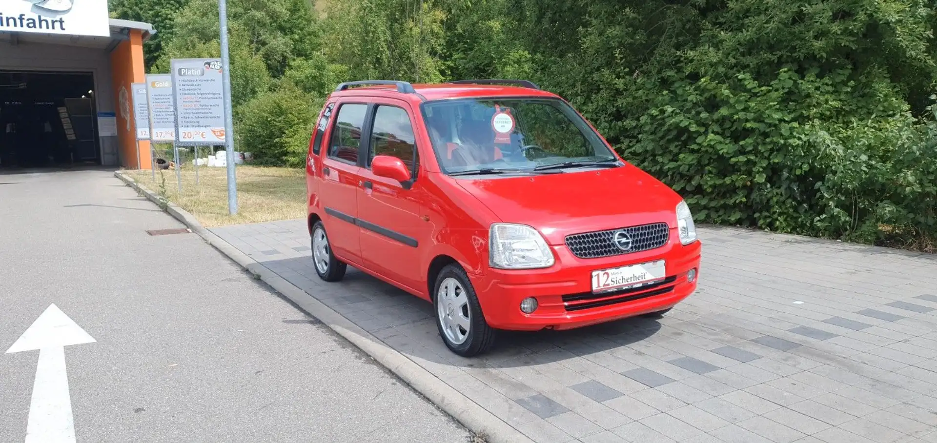 Opel Agila 1.2 COMFORT*TÜV-NEU*KLIMA*SEHR GEPFLEGT* Rood - 1