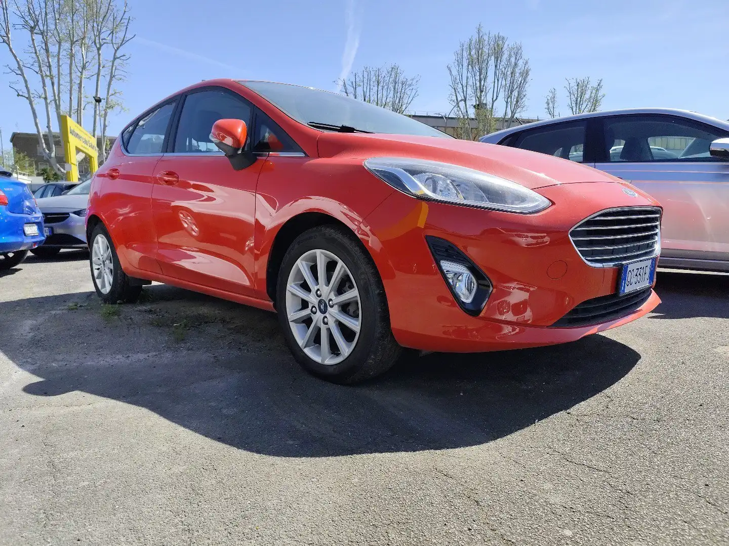 Ford Fiesta 1.5 EcoBlue 5 porte Titanium Rosso - 1