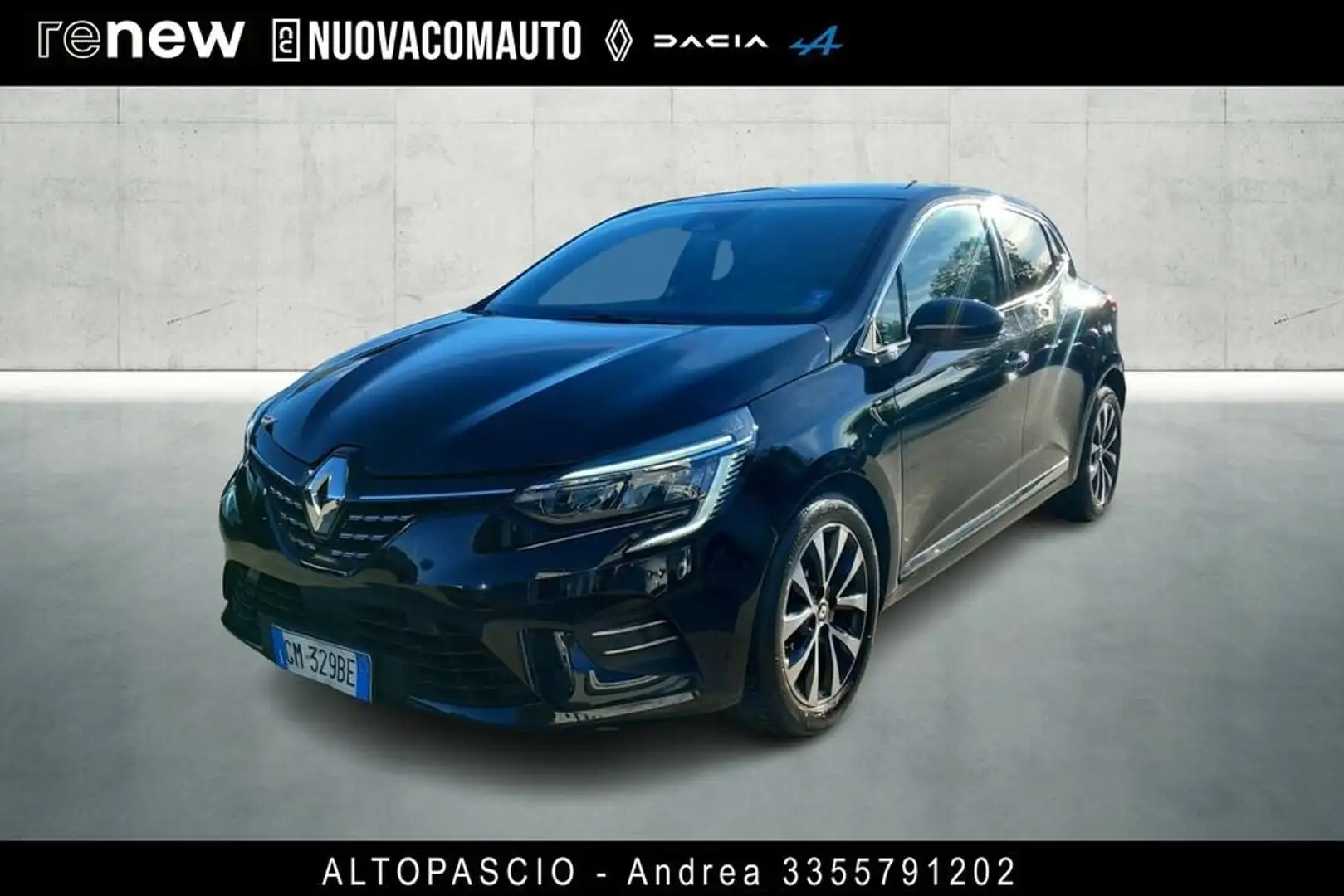 Renault Clio 1.0 tce Intens Gpl 100cv my21 Zwart - 1