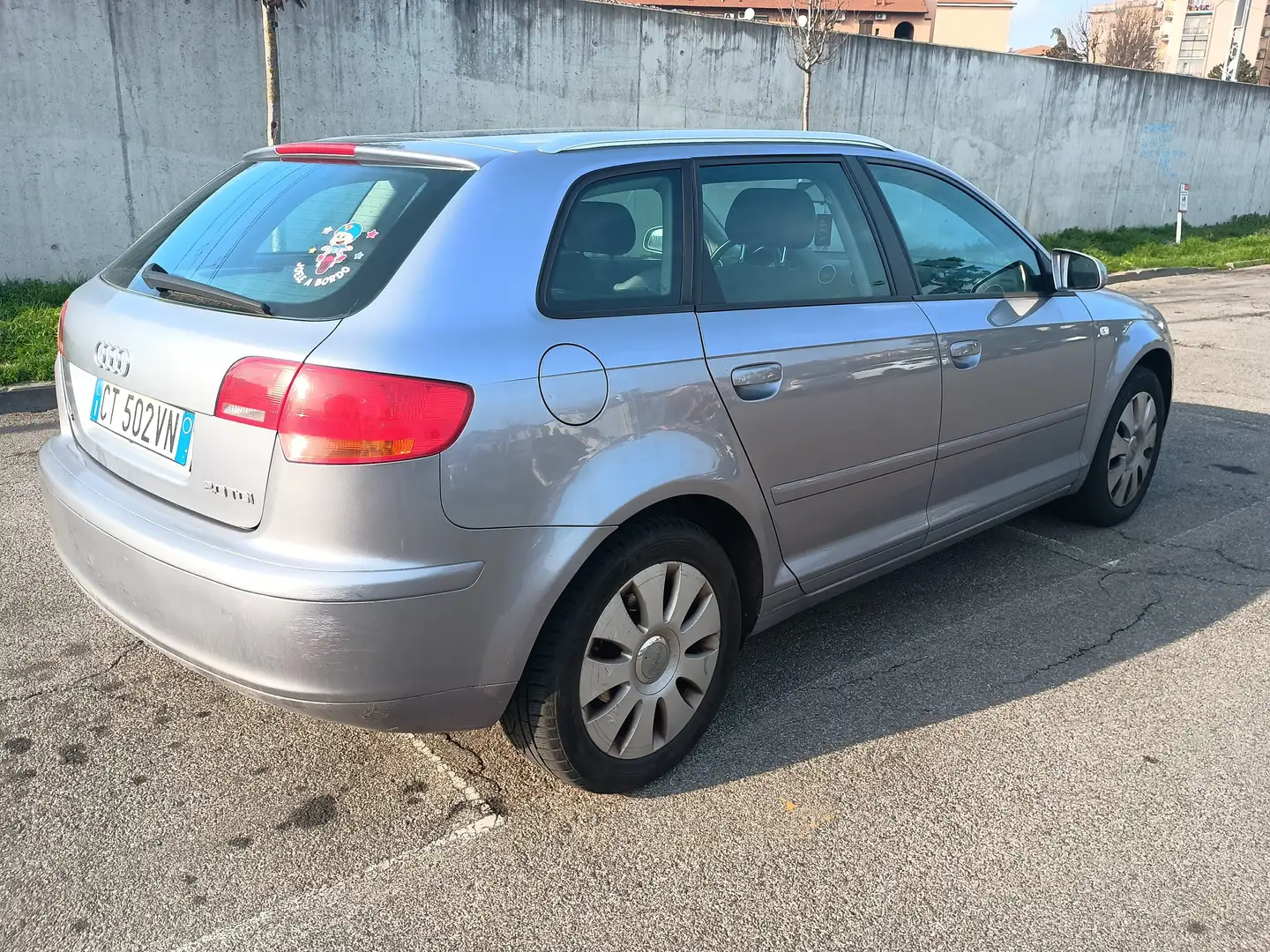 Audi A3 A3 Sportback 2.0 tdi Ambiente quattro Grigio - 2