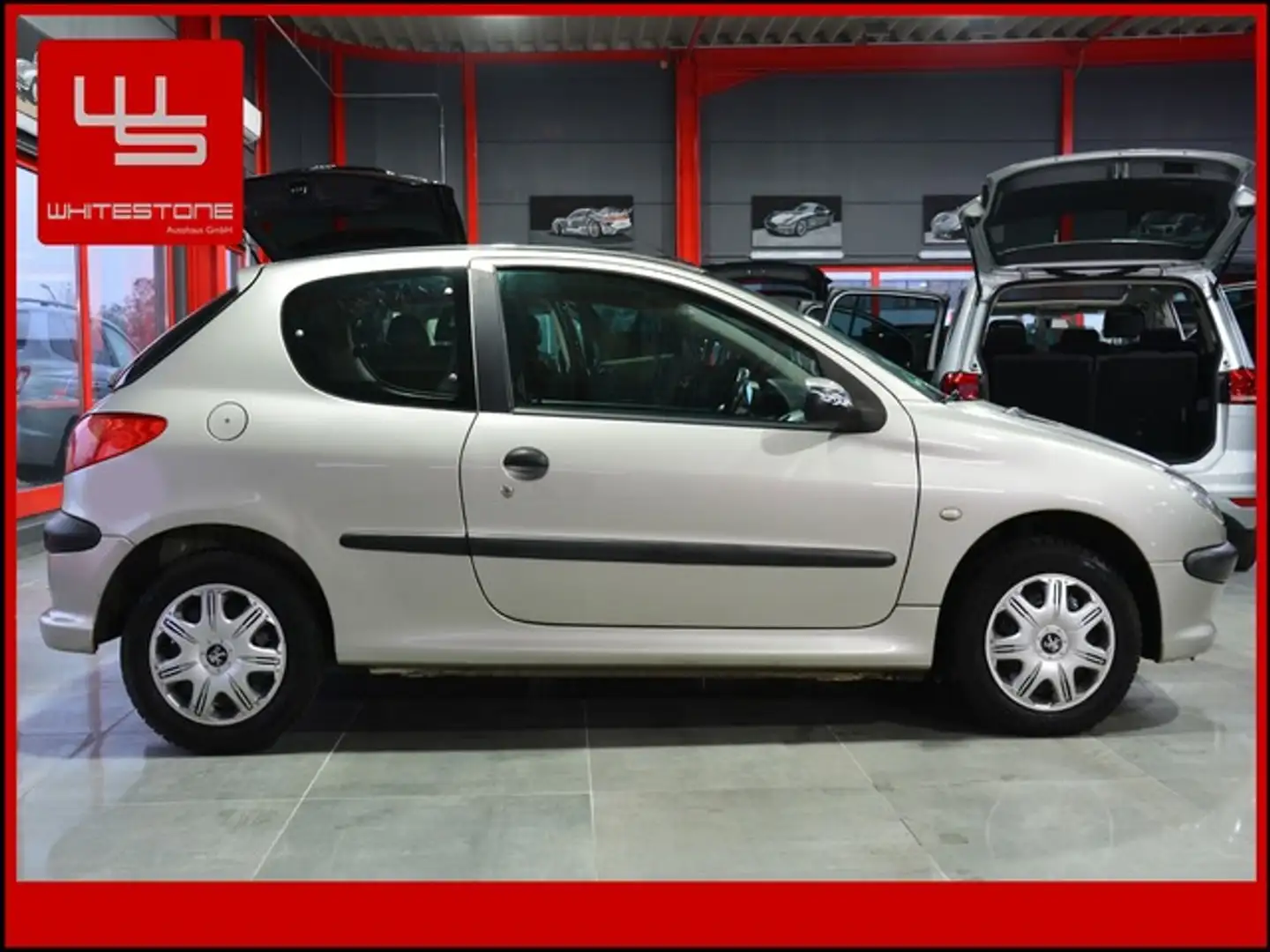 Peugeot 206 1.1 Filou Plaisir**TÜV NEU**Carplay Klima Grau - 2