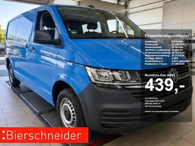 Volkswagen T6 Transporter Kasten 2.0 TDI Kasten Plus AHK SHZ PDC KLIMA APP R