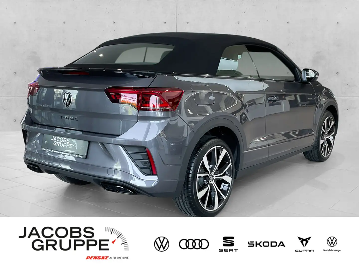 Volkswagen T-Roc Cabriolet 1,5 TSI Navi|BlackStyle R-Line Grau - 2