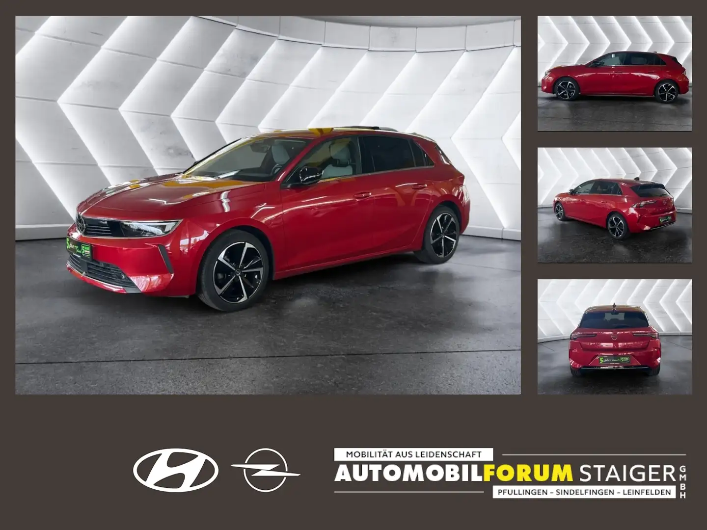 Opel Astra L 1.2 Turbo Elegance Matrix AUT DynLicht Rood - 1