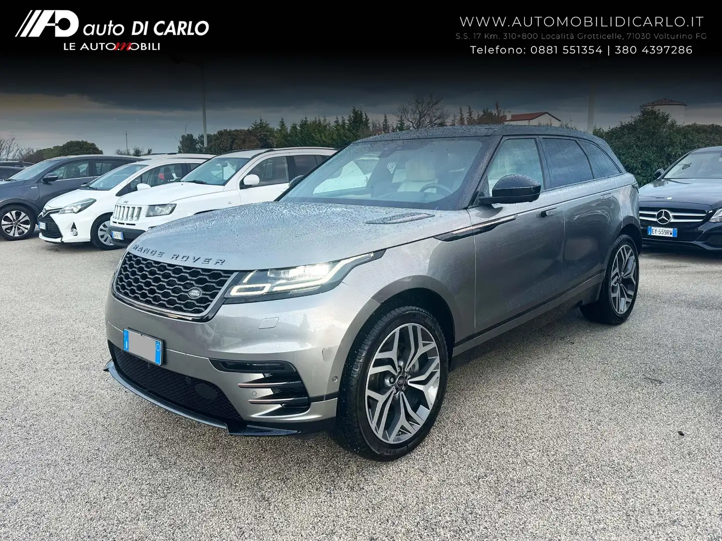 Land Rover Range Rover Velar 3.0 V6 SC Si6 380 CV R-Dynamic HSE Grigio - 1