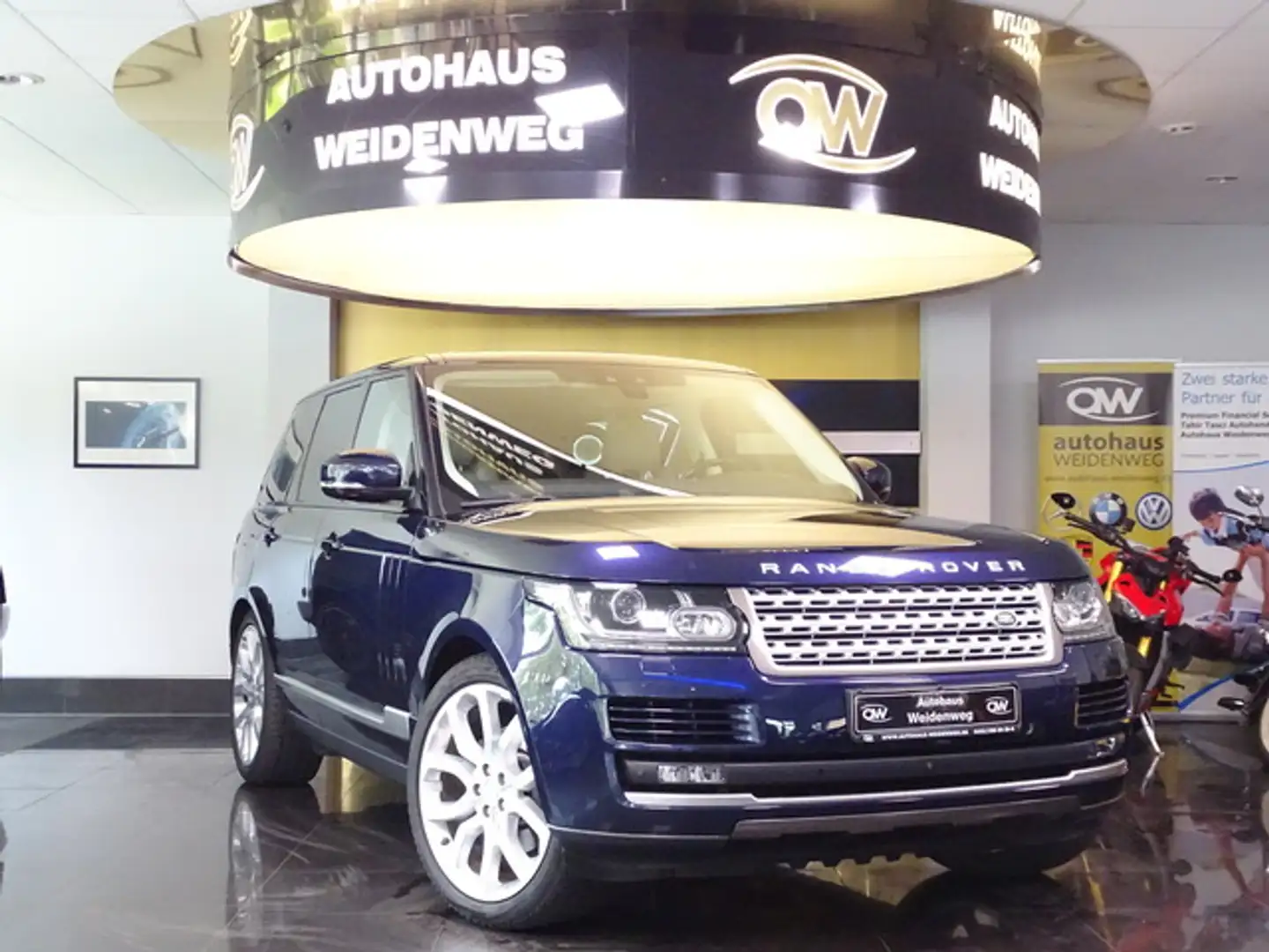 Land Rover Range Rover Vogue 3.0 TDV6 Pano Navi AHK Cam PDC Azul - 1