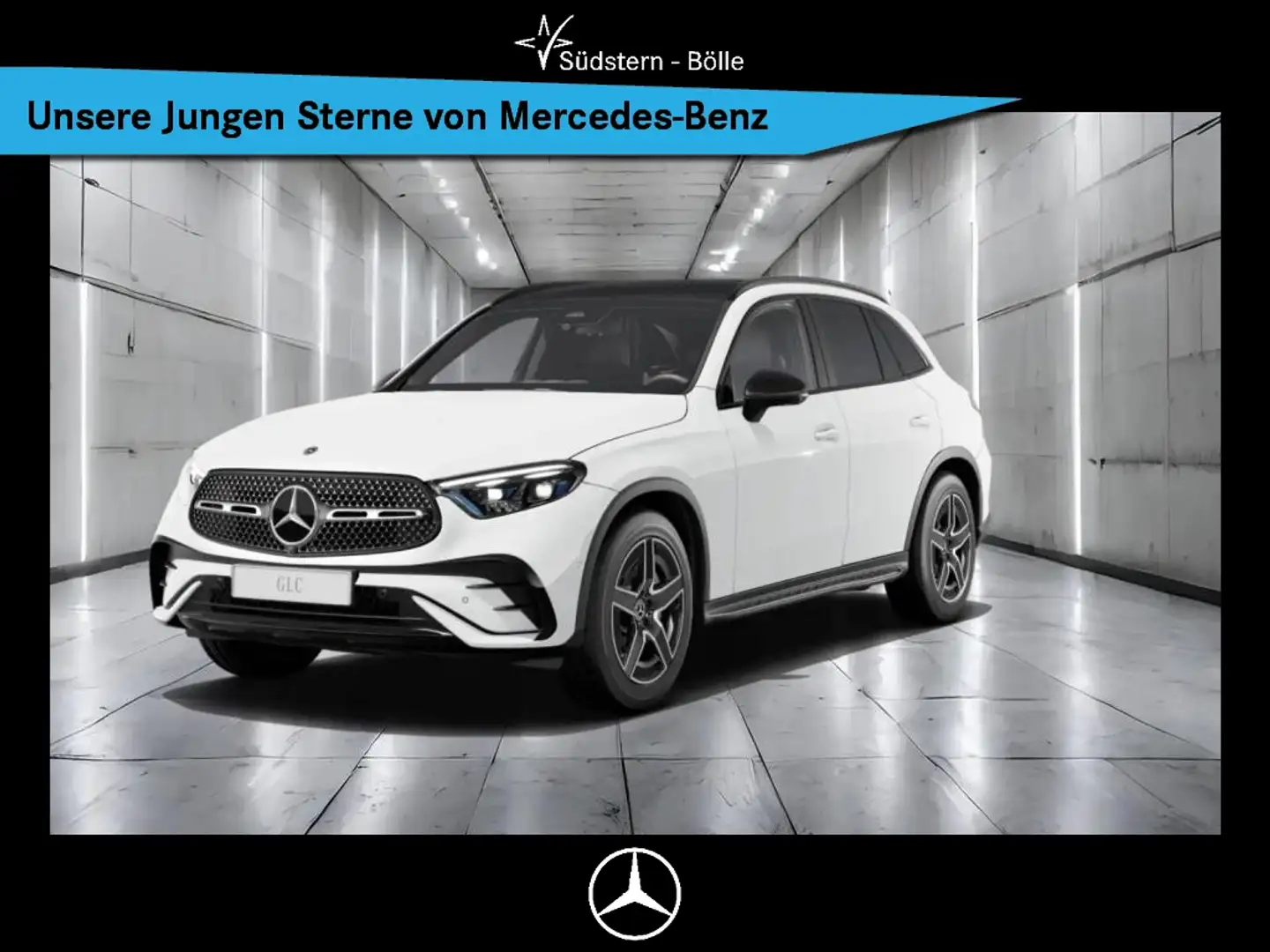 Mercedes-Benz GLC 300 d 4M +AMG+SHZ+MEMORY+NAVI+AMBIENTE+AHK Weiß - 1