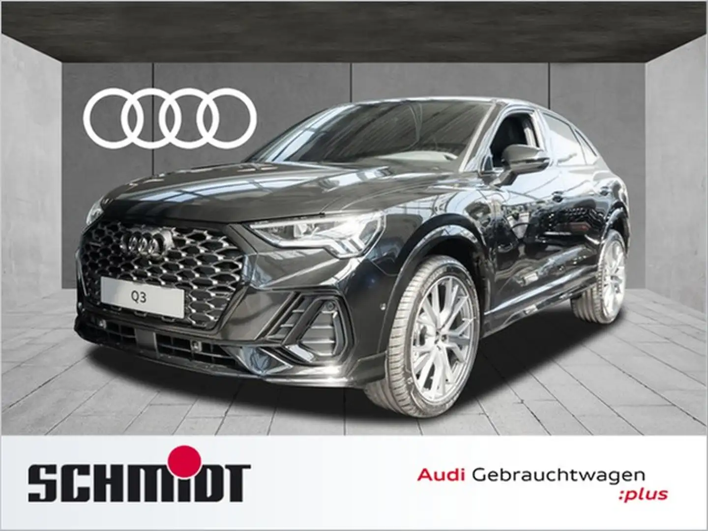 Audi Q3 Sportback 40 TFSI quattro S line business ACC L... Schwarz - 1