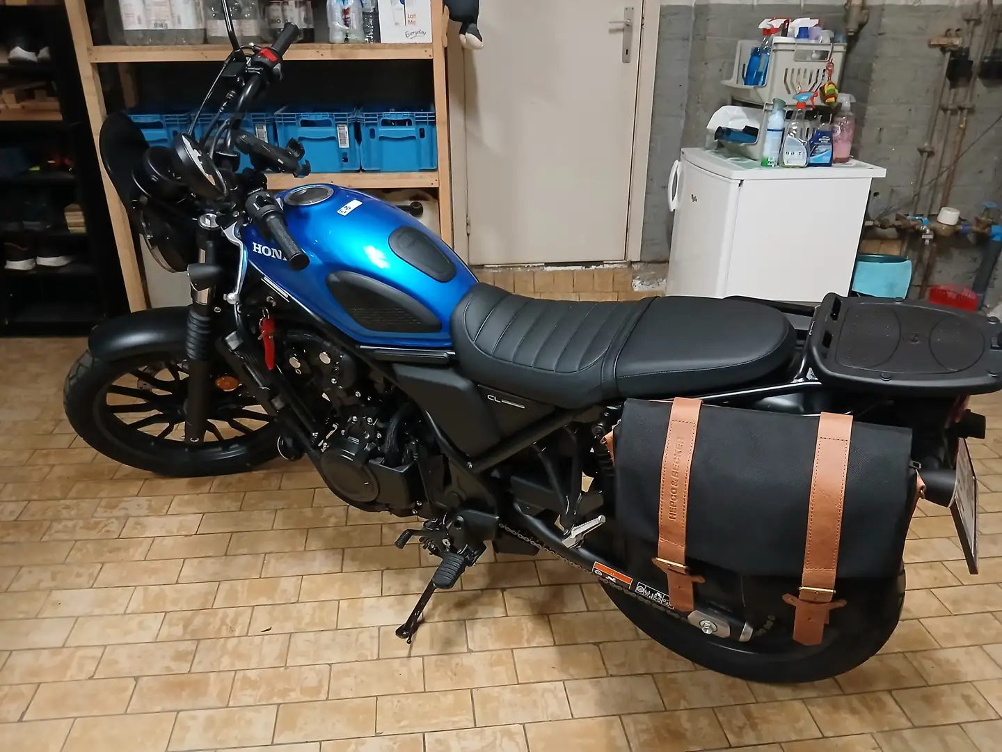 Honda CL 500 Scrambler Bleu - 2