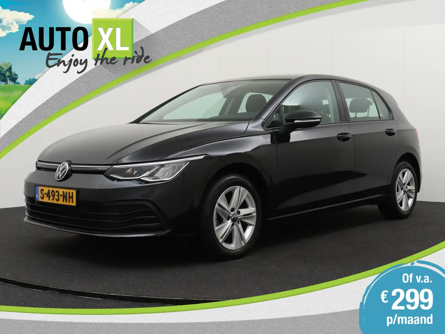 Volkswagen Golf 1.5 eTSI Aut. Business Carplay Adapt. Cruise Memor Zwart - 1
