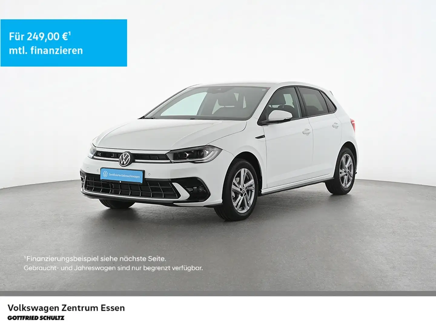 Volkswagen Polo R-Line TSI DSG MatrixLED Navi IQ.Drive ACC AppConn Weiß - 1