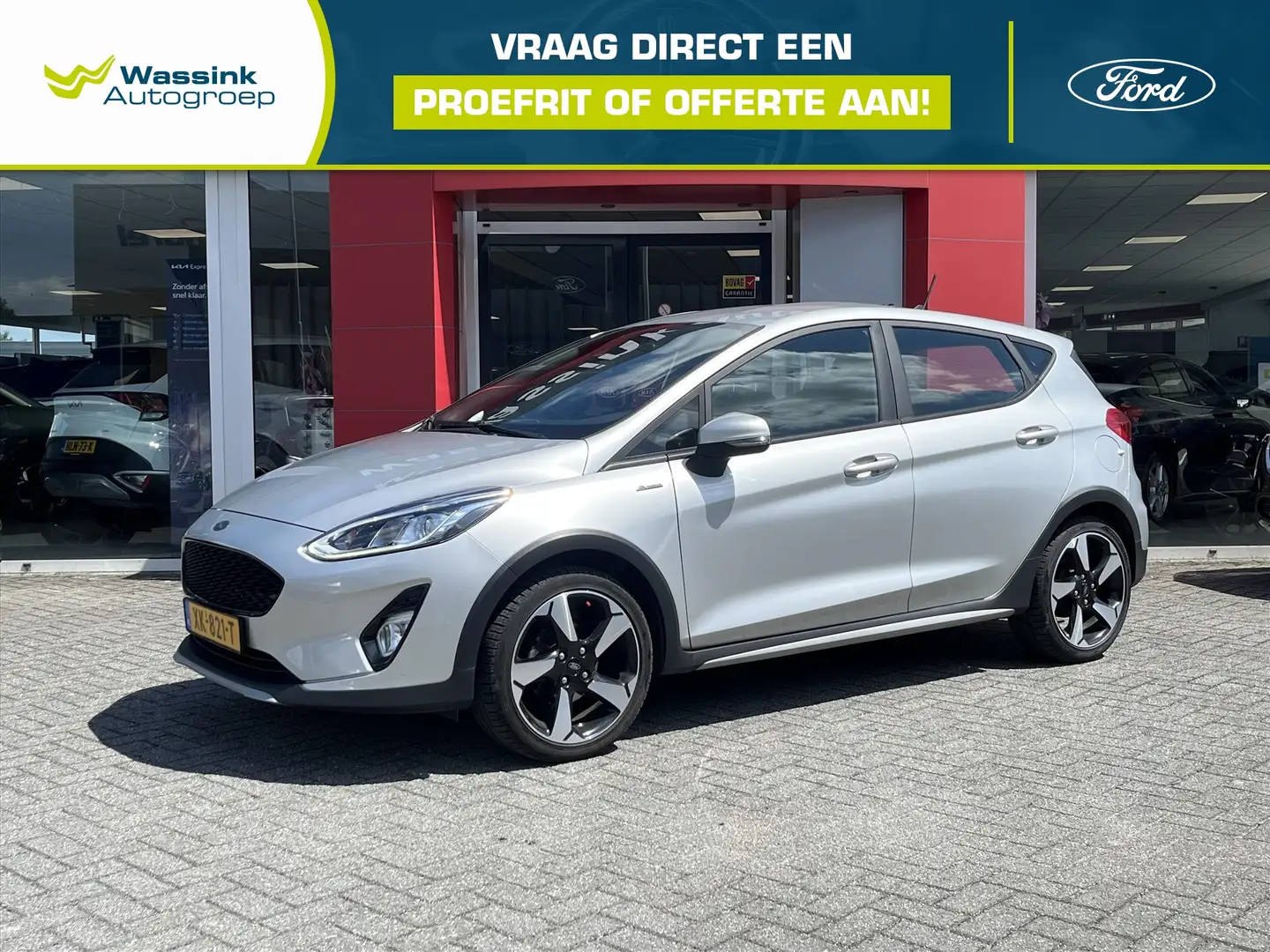 Ford Fiesta 1.0 EcoBoost 100pk 5dr Active | Navigatie | B&O Au Grijs - 1