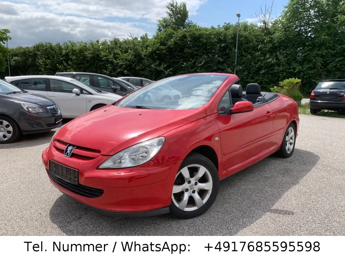 Peugeot 307 CC Cabrio-Coupe Basis Rot - 1