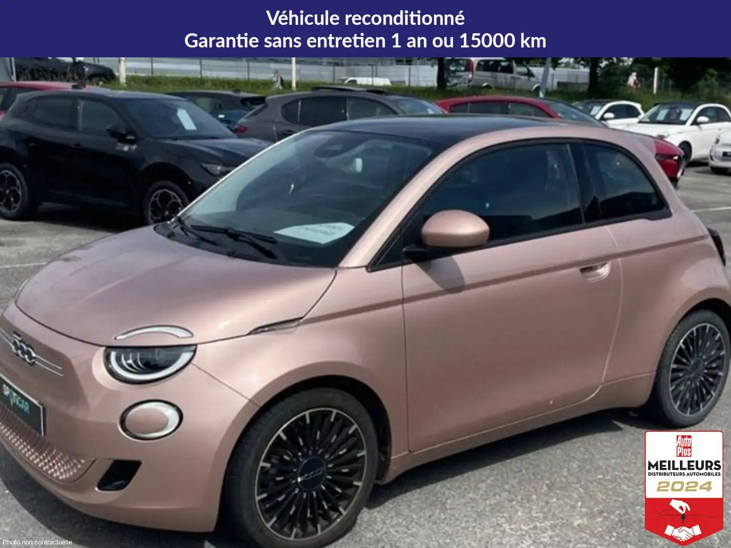 Fiat 500 E 118 ch nouvelle 500 Blanc - 1