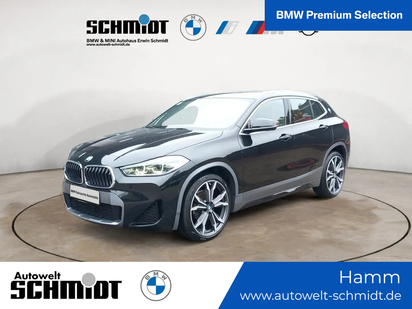 BMW X2 sDrive18d M Sport X + 2Jahre-BPS.-GARANTIE Noir - 1