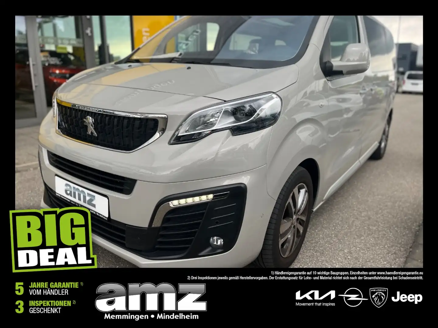 Peugeot Traveller 2.0 BlueHDi 180 FAP L2 Allure +7-Sitze* Zilver - 1