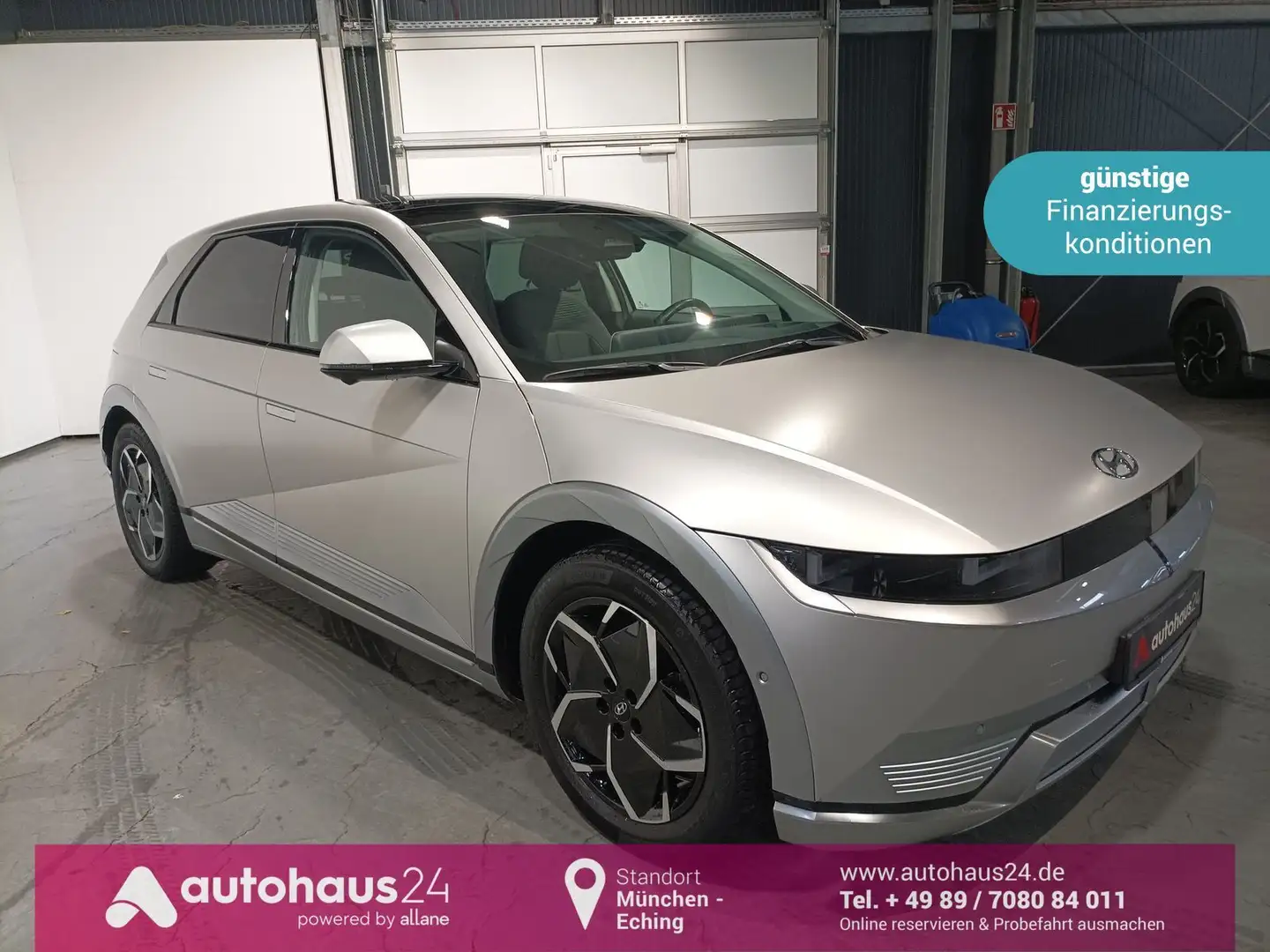 Hyundai IONIQ 5 Uniq 72,6kWh LED|Navi|360°|Leder|Pano Silber - 1