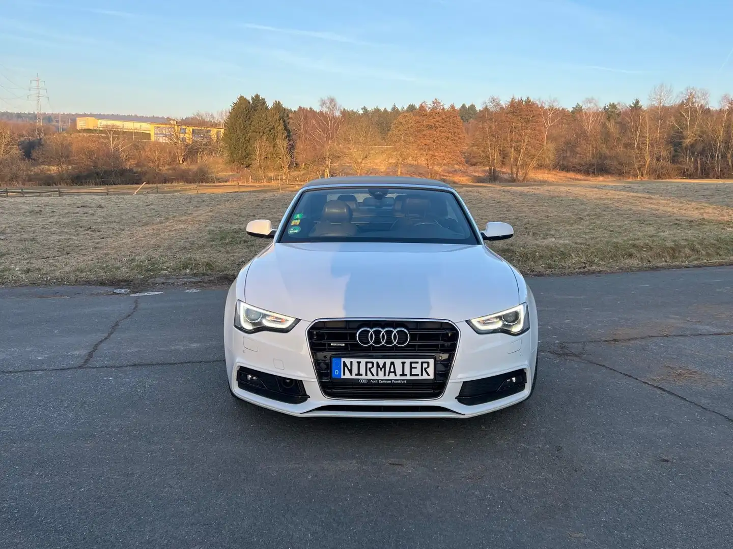 Audi A5 Cabriolet 2.0 TFSI Quattro Navi Leder S-Line Weiß - 2