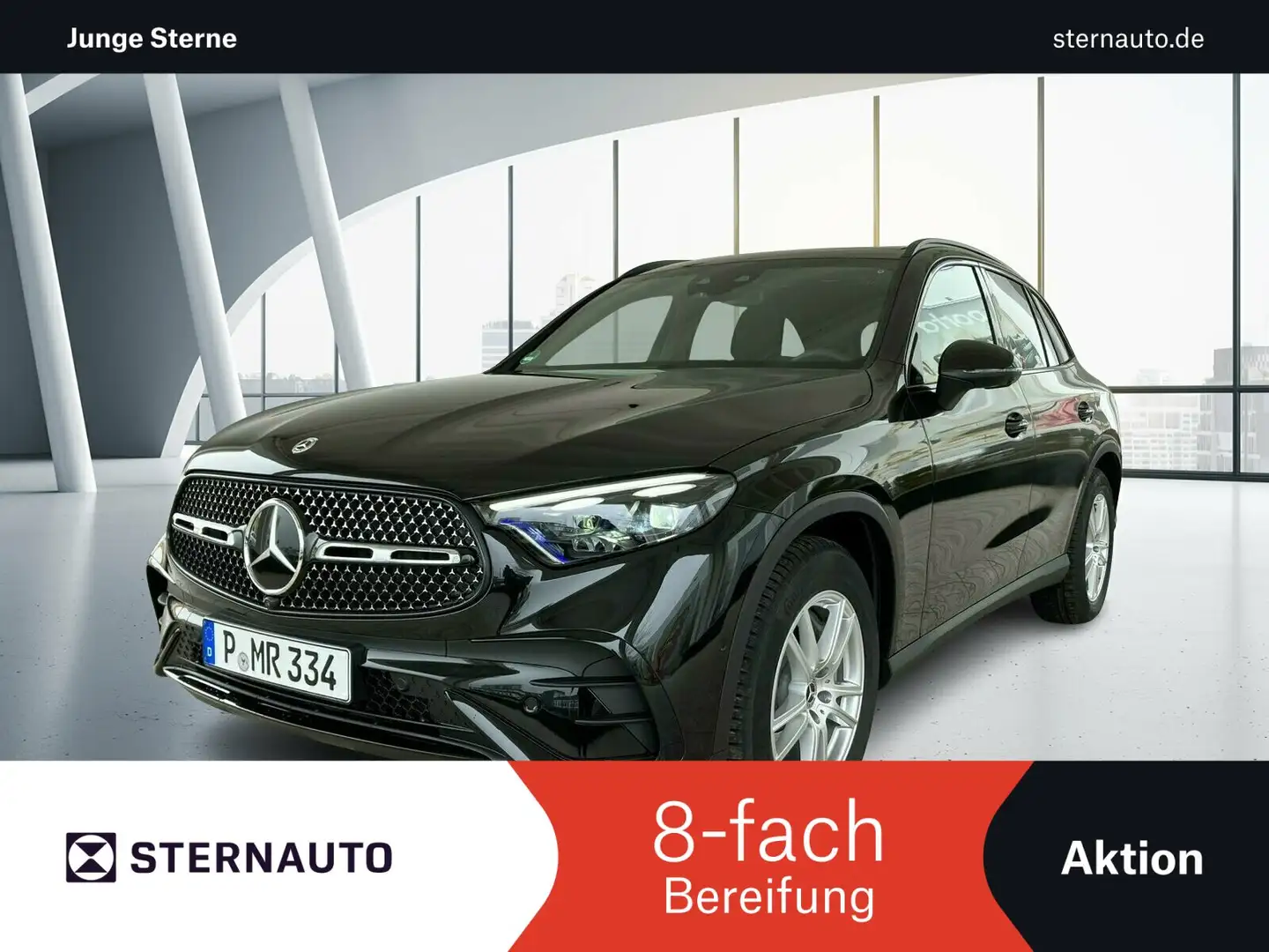 Mercedes-Benz GLC 220 GLC 220 d 4M AMG Line/Pano-Dach/Distronic/Kamera Schwarz - 1