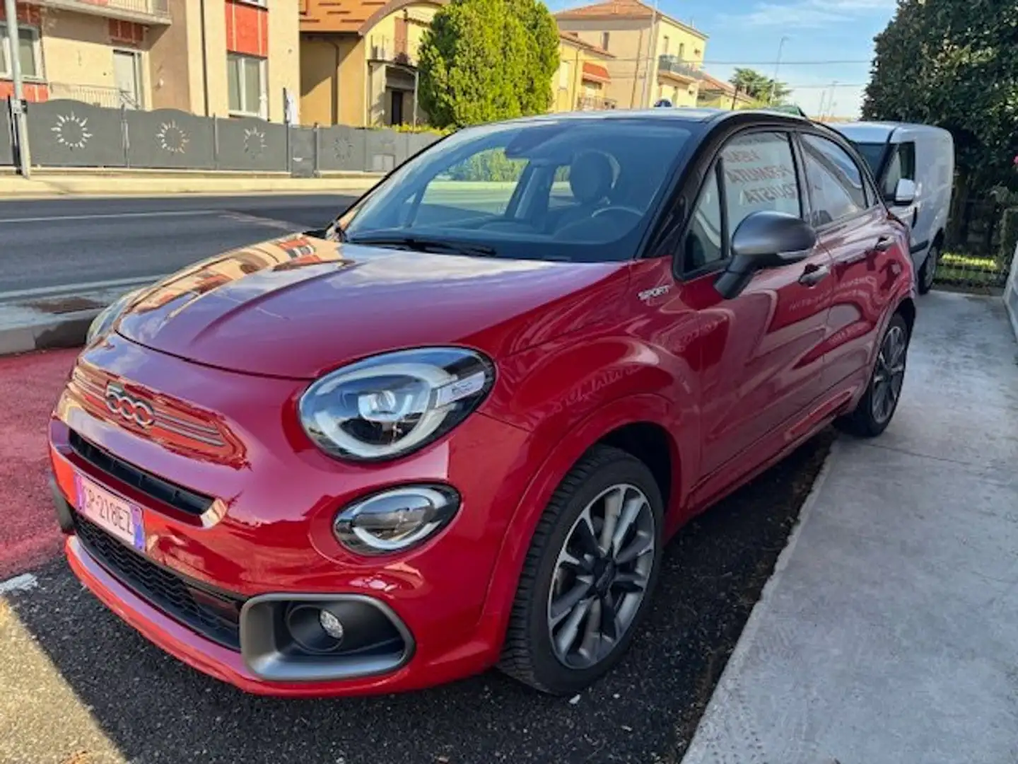 Fiat 500X 500X 2022 1.3 mjet Sport 95cv PREZZO REALE Rosso - 1