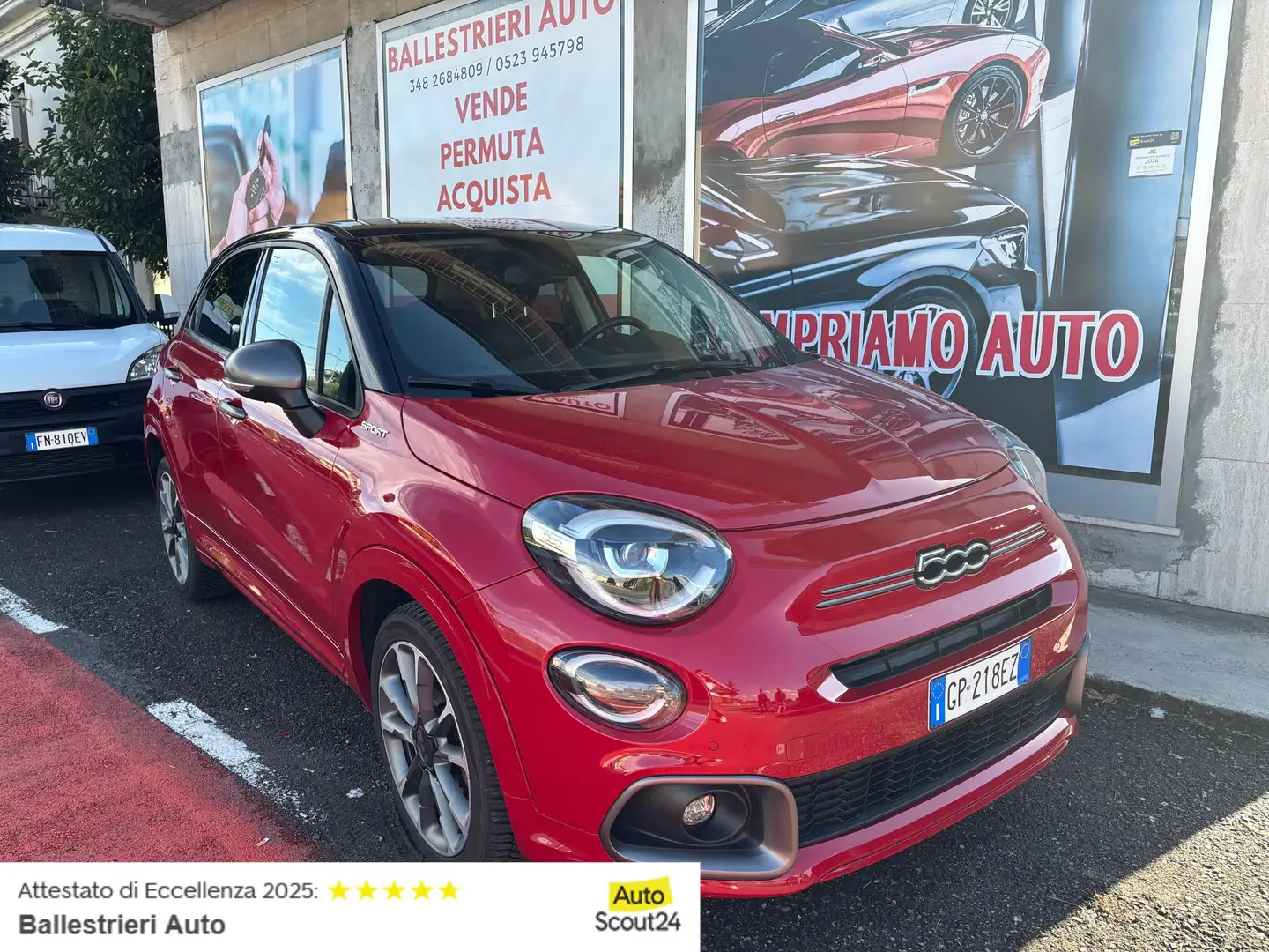 Fiat 500X 500X 2022 1.3 mjet Sport 95cv PREZZO REALE Rood - 1