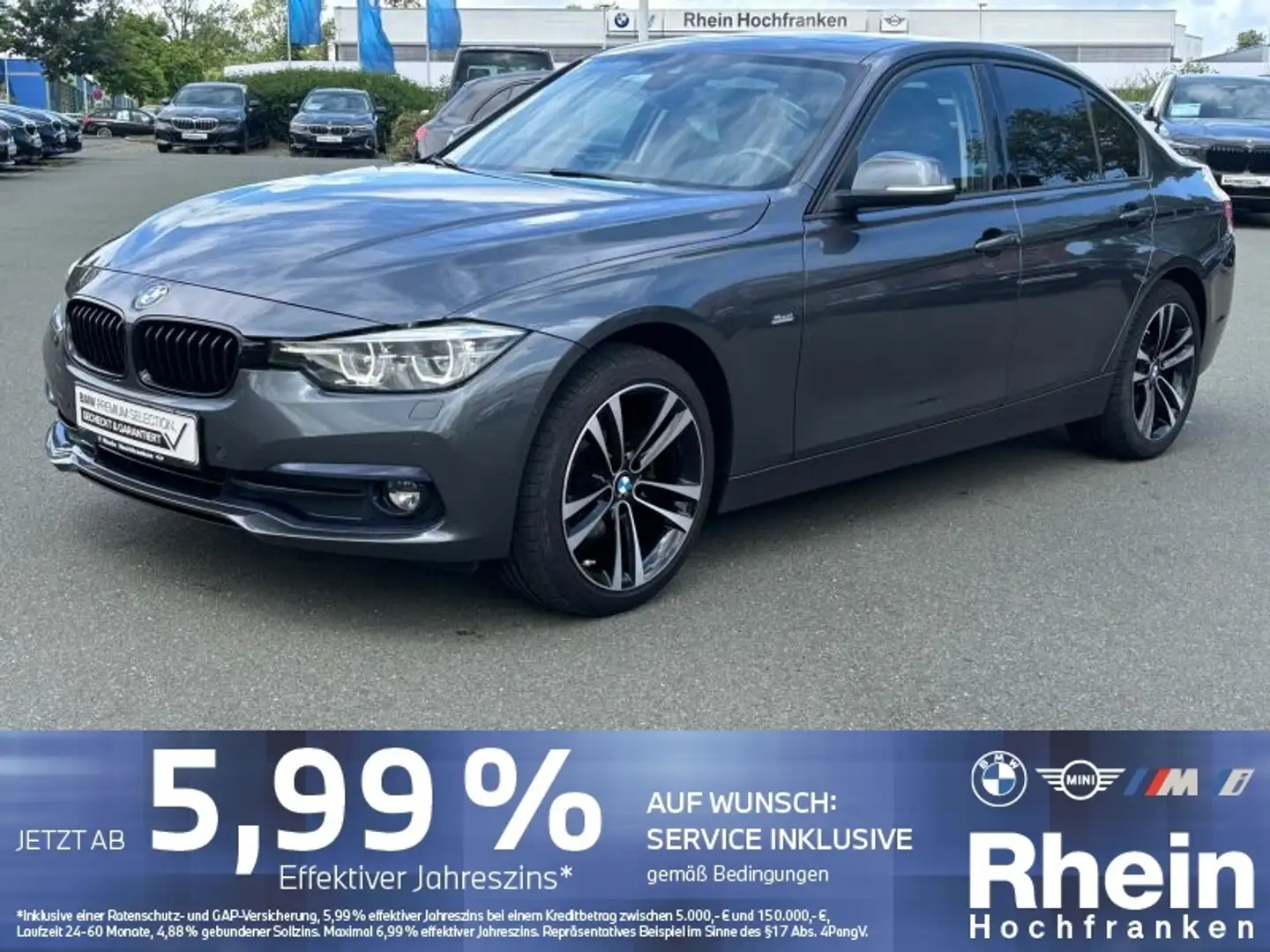 BMW 320 d xDrive Limousine LED HUD NAVIPROF GSD HiFi Grau - 1
