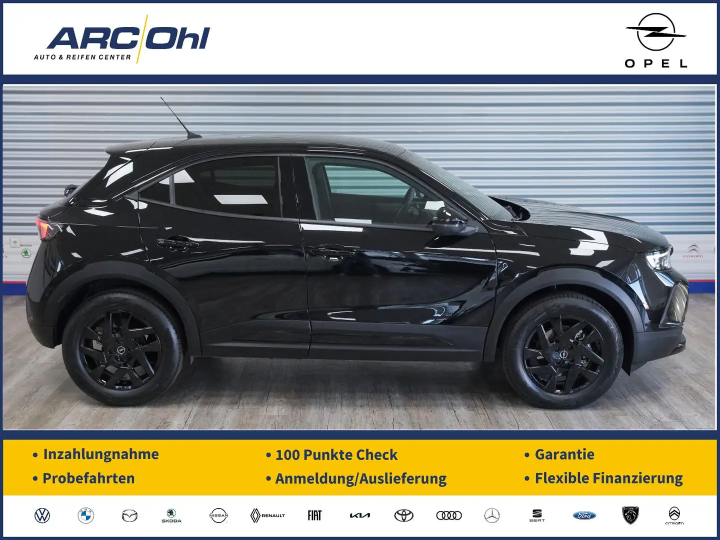 Opel Mokka 1.2 Mild-Hybrid GS *NAVI-PRO/MATRIX/SHZ* Zwart - 1