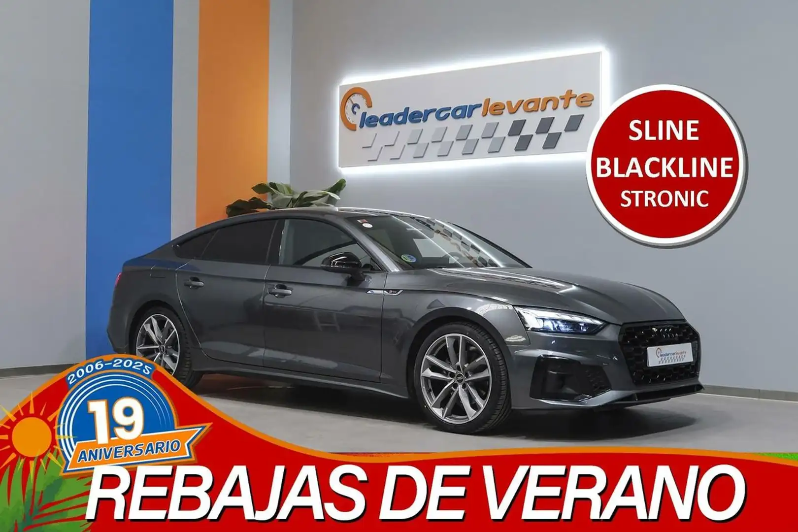 Audi A5 SPORTBACK BLACKLINE 35 TDI 163CV STRONIC Gris - 1